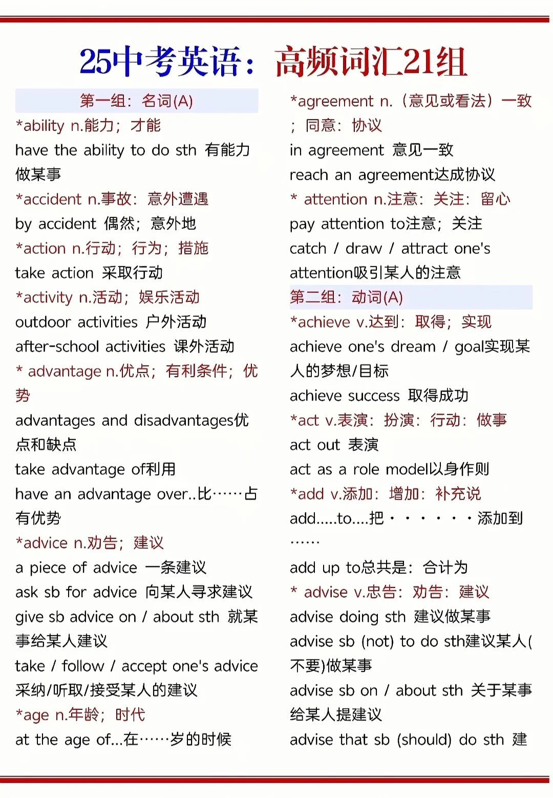 2025中考最后冲刺，逆袭30天也能上重高！ 第10张