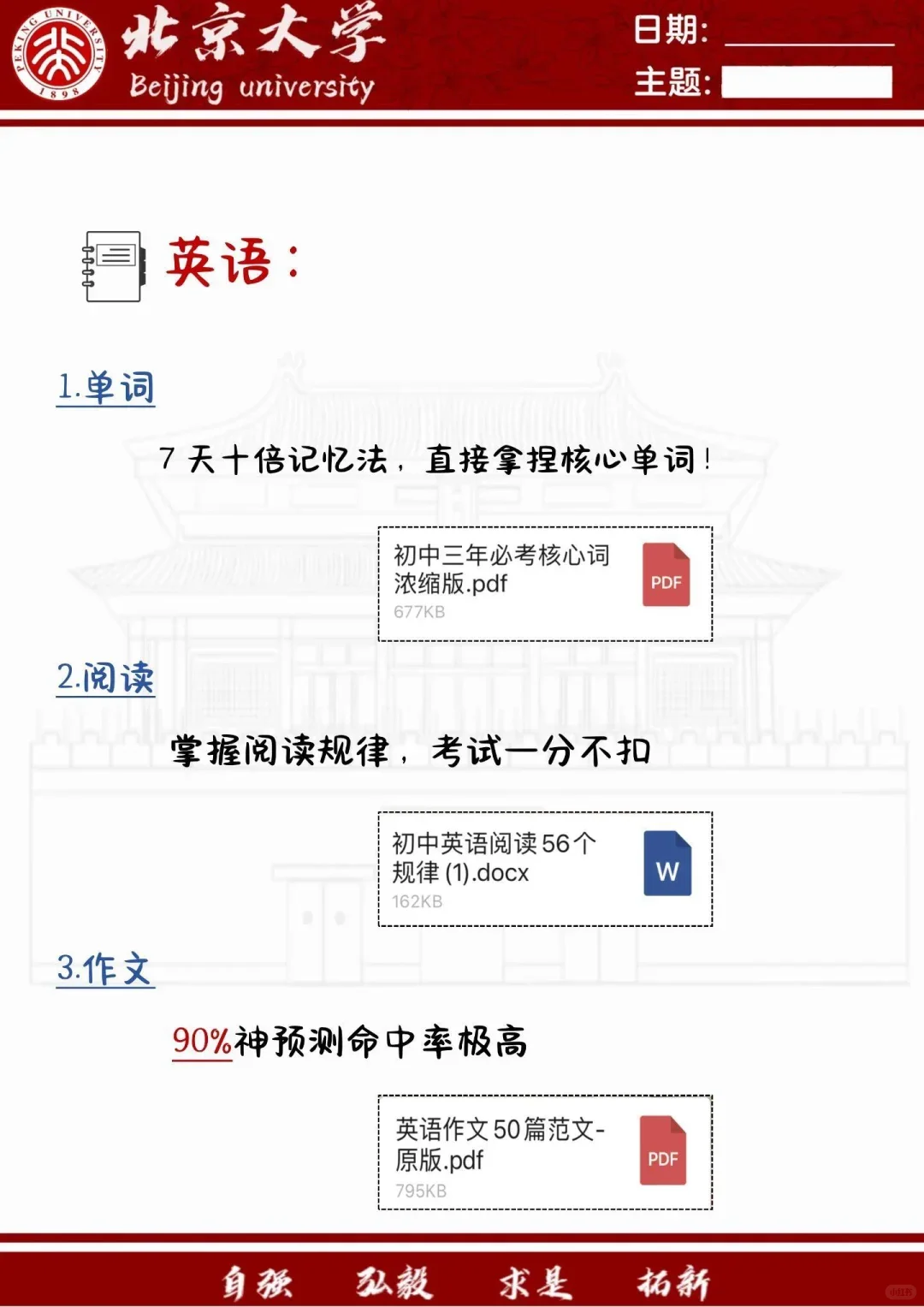 超明智的中考布局规划，值得参考！ 第6张