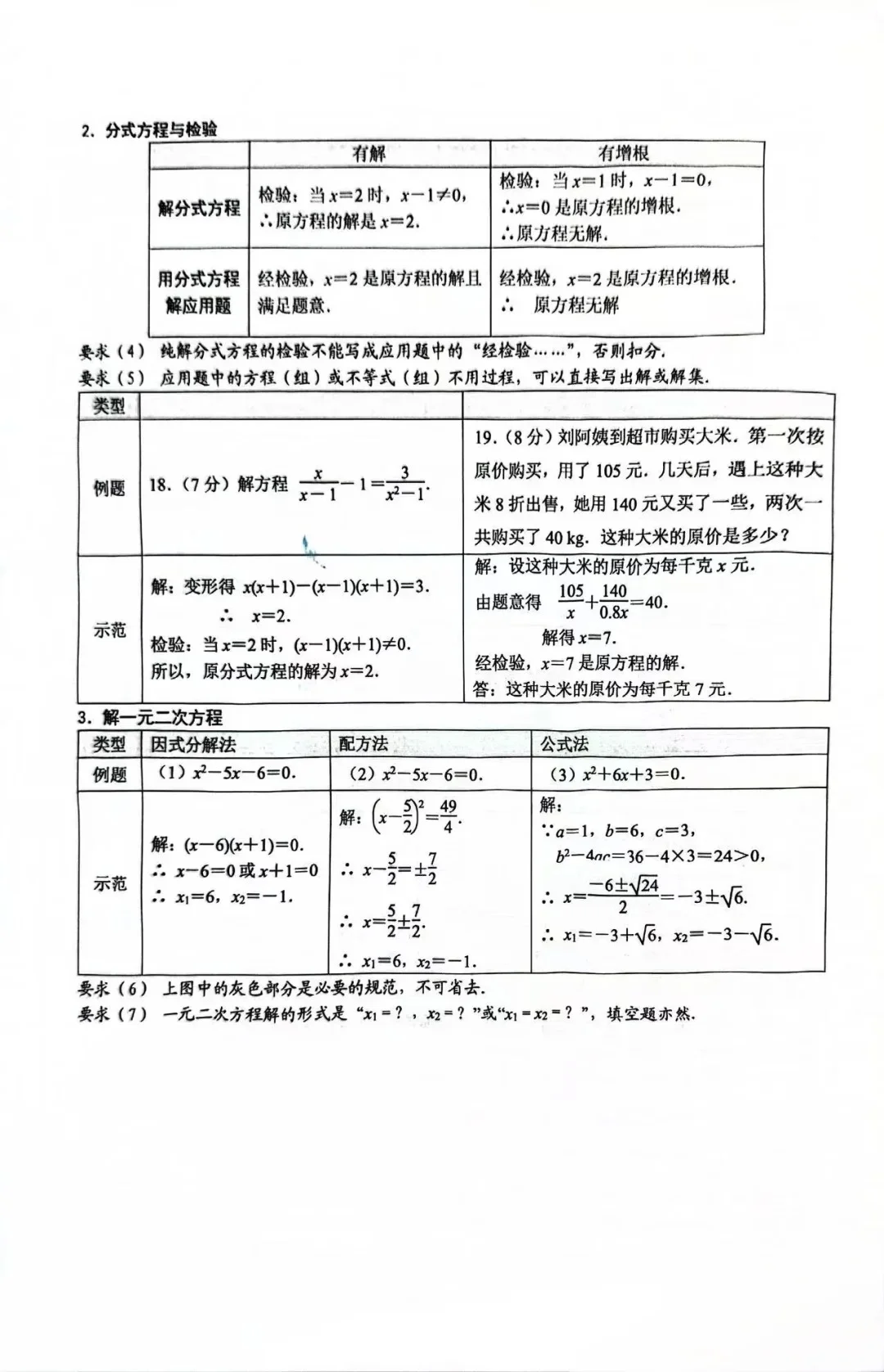 河北中考数学答题规范！ 第4张