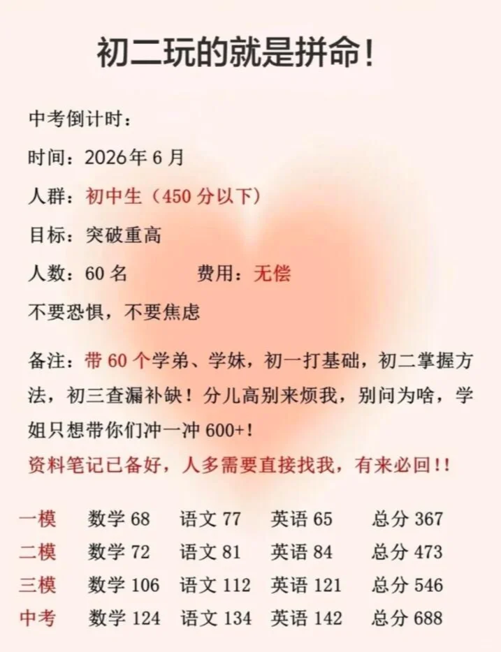初二还玩呢？真以为自己能考上啊 第3张