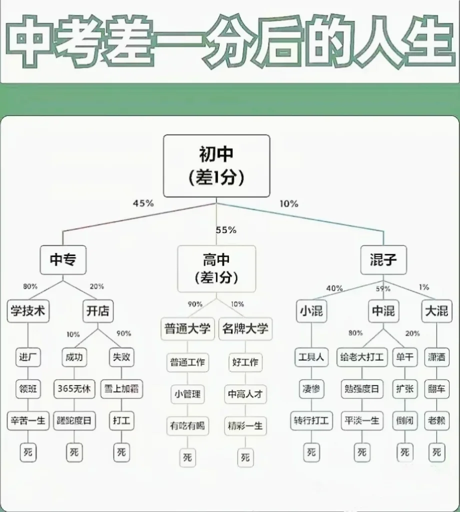 中考和高考谁才是决定孩子命运的关键 第3张