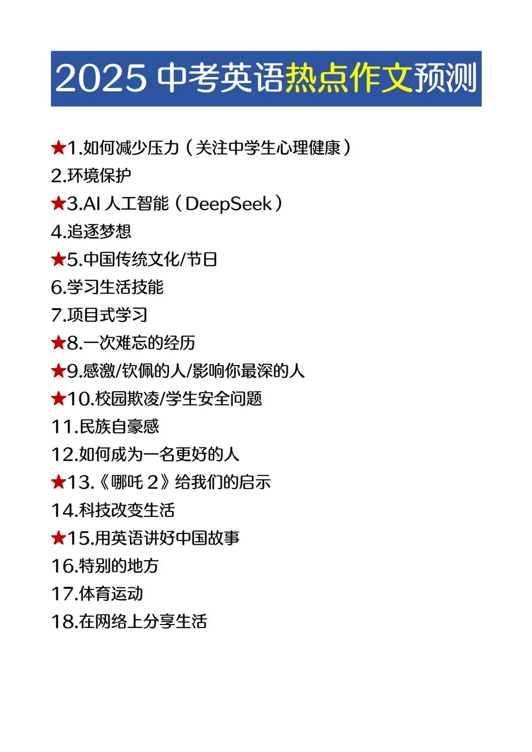 巨累，但中考最后15天极限上重高（学渣版） 第5张