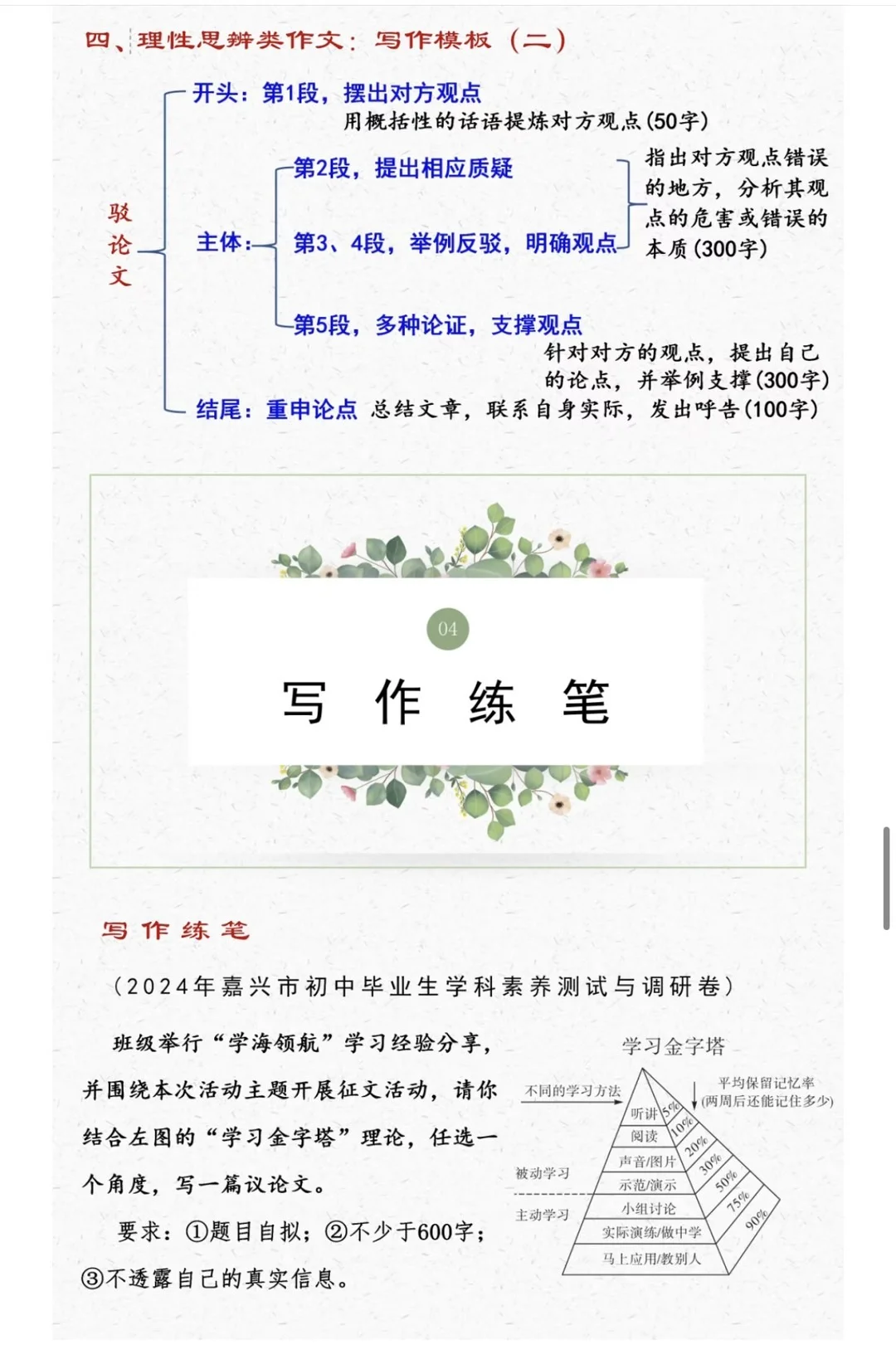 中考语文 第1张