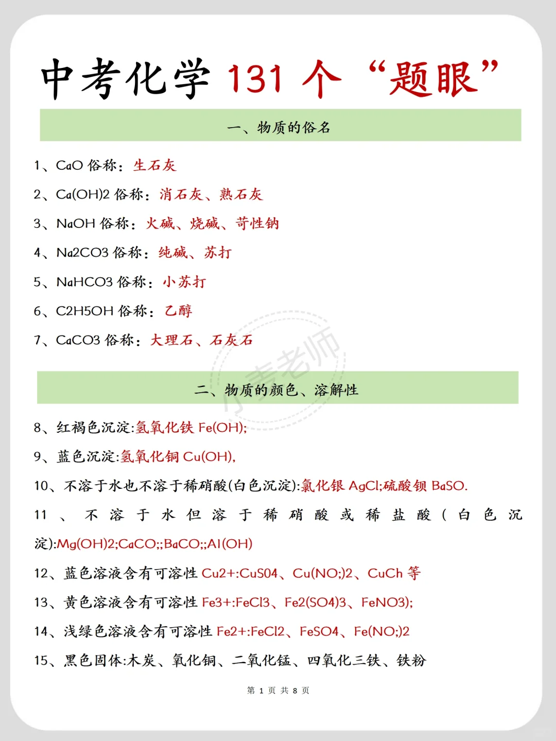 25中考就考这些❗️三天背完你就是黑马❗️ 第18张