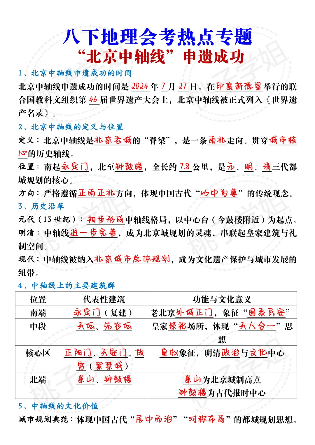 25生地会考，地理题型重复率95%，抓紧背！ 第4张