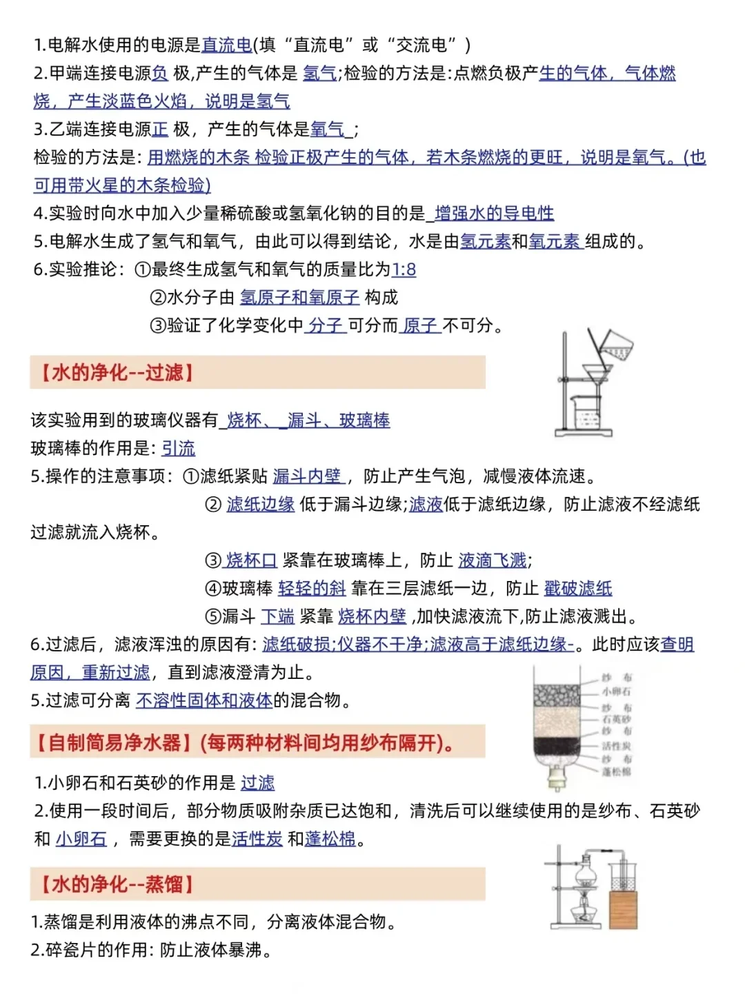 纯干货！中考化学实验汇总 第4张
