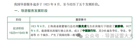 导游服务的发展历程,你了解多少?