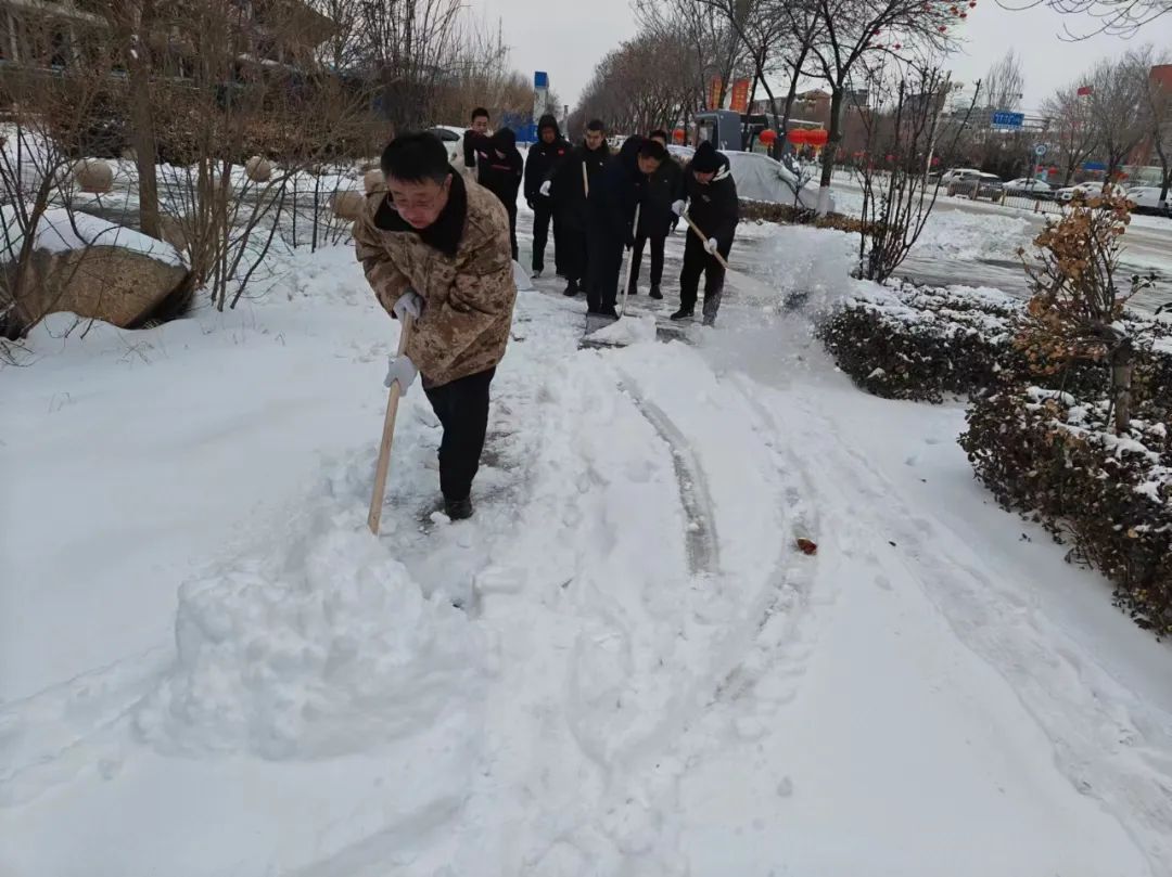 东光县文体广电和旅游局除冰扫雪保畅通
