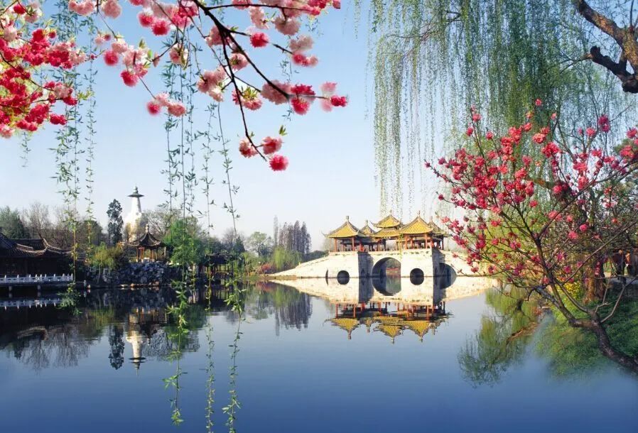 2024【春季旅行·花漾扬州】扬州瘦西湖 何园 东关街 高邮湖上花海,双高铁二日