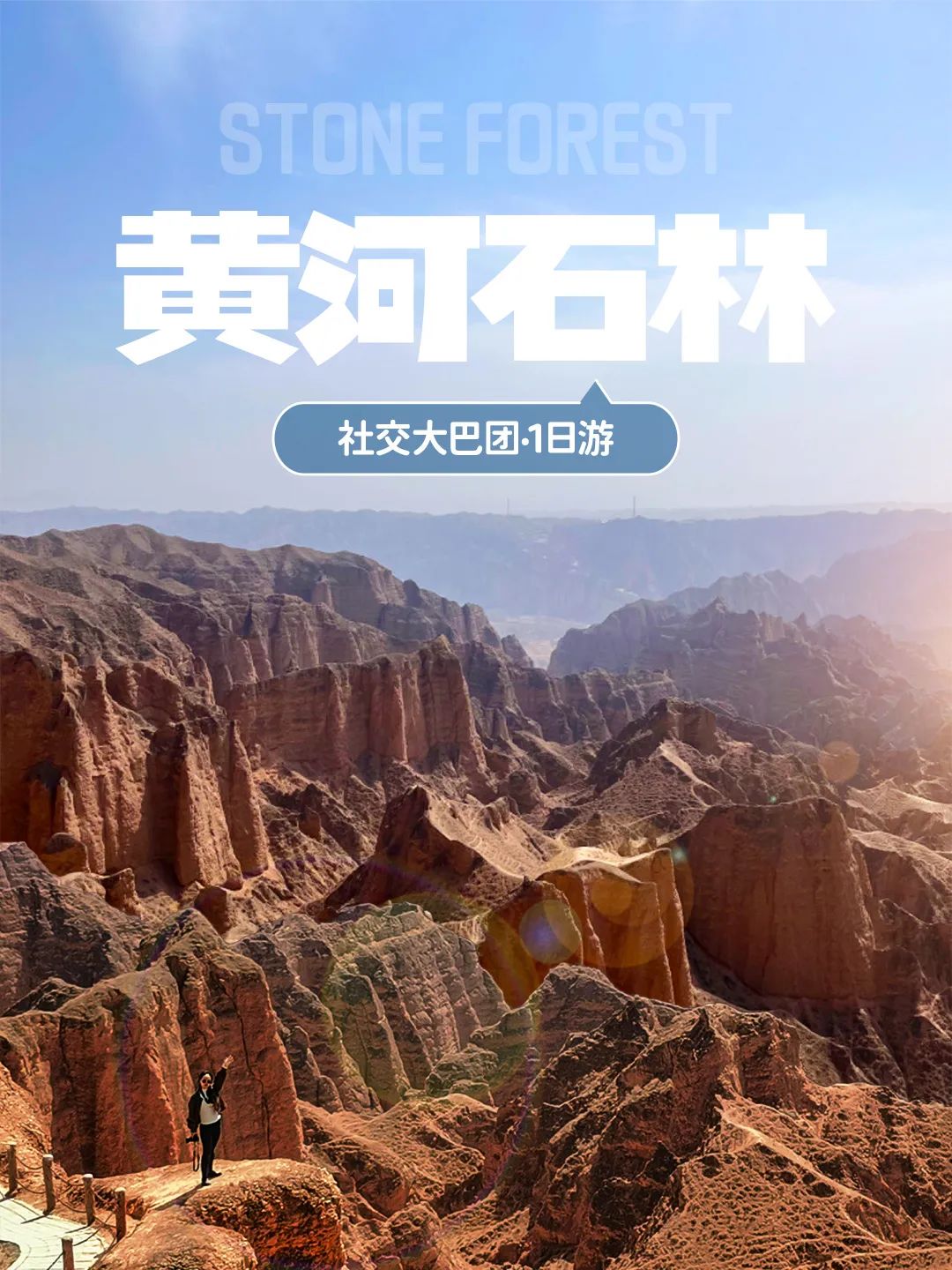 【黄河石林一日游】壮观苍凉的地理奇观,黄河之畔的奇石森林~
