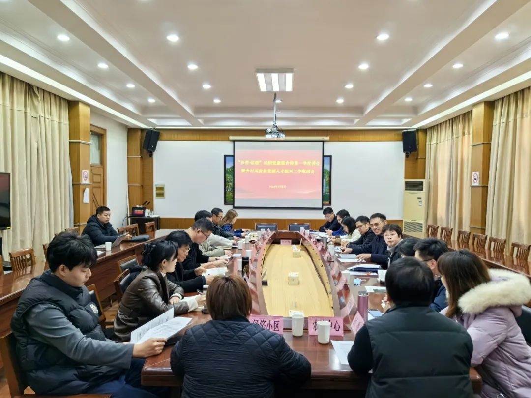 【乡村振兴】建设镇召开“乡伴·虹桥”民宿党建联合体第一季度例会暨乡村高质量发展人才振兴工作联席会议