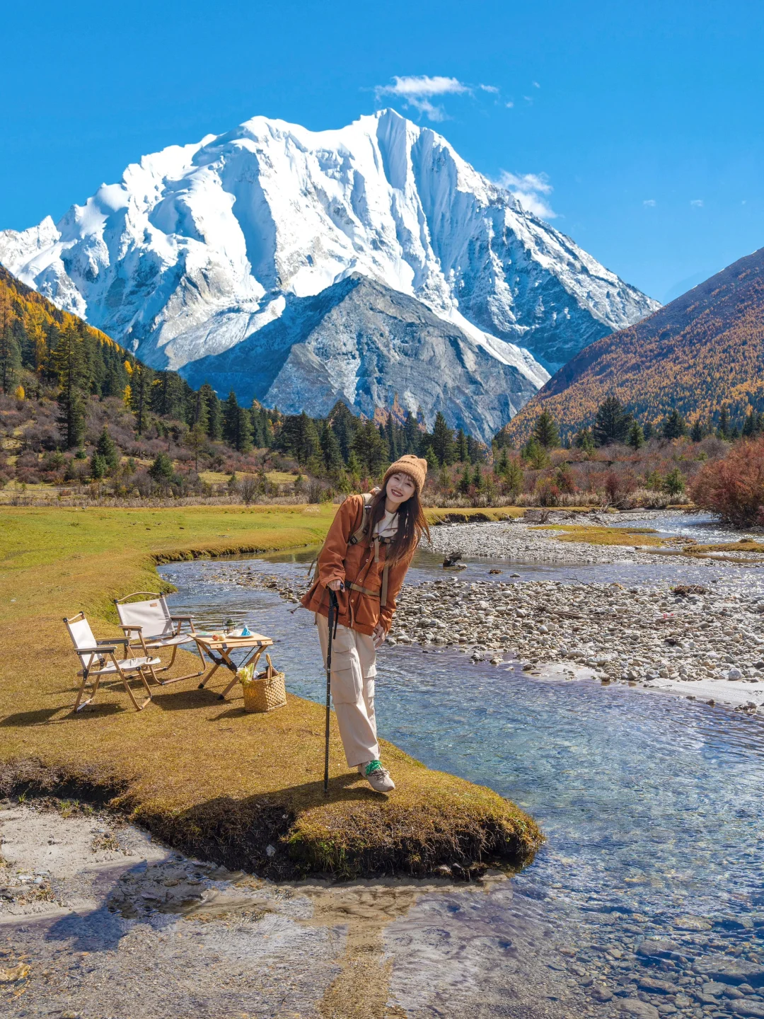 川西秋天🍁永远的神！自驾雪山路线分享🏔️