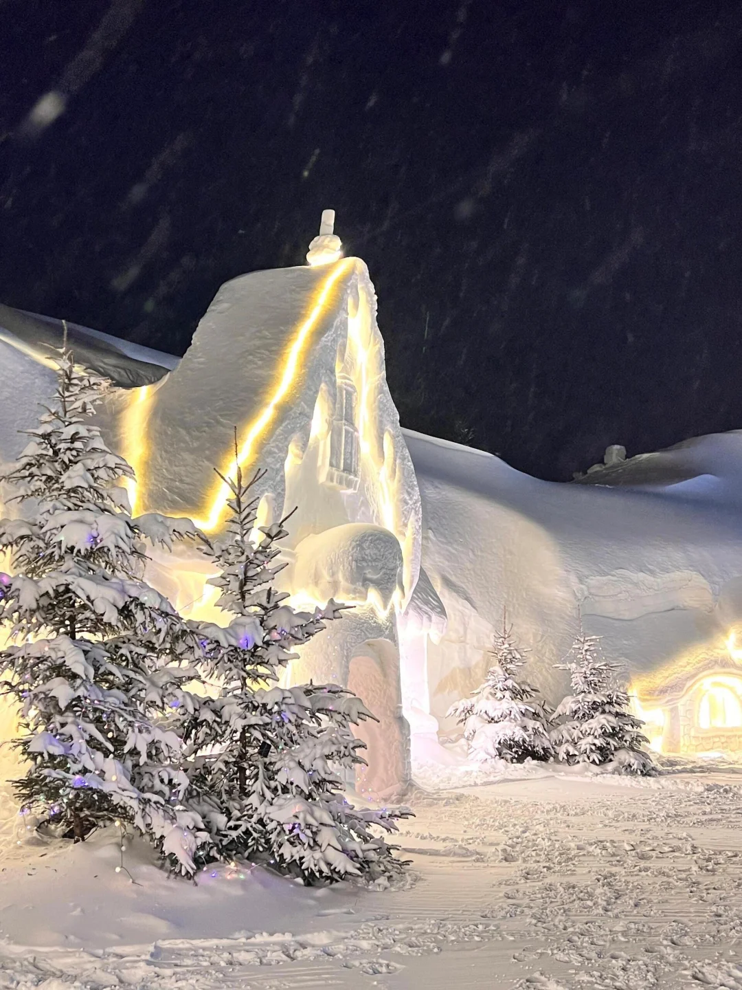 和老公去了长白山，这雪景酒店比瑞士还震撼！