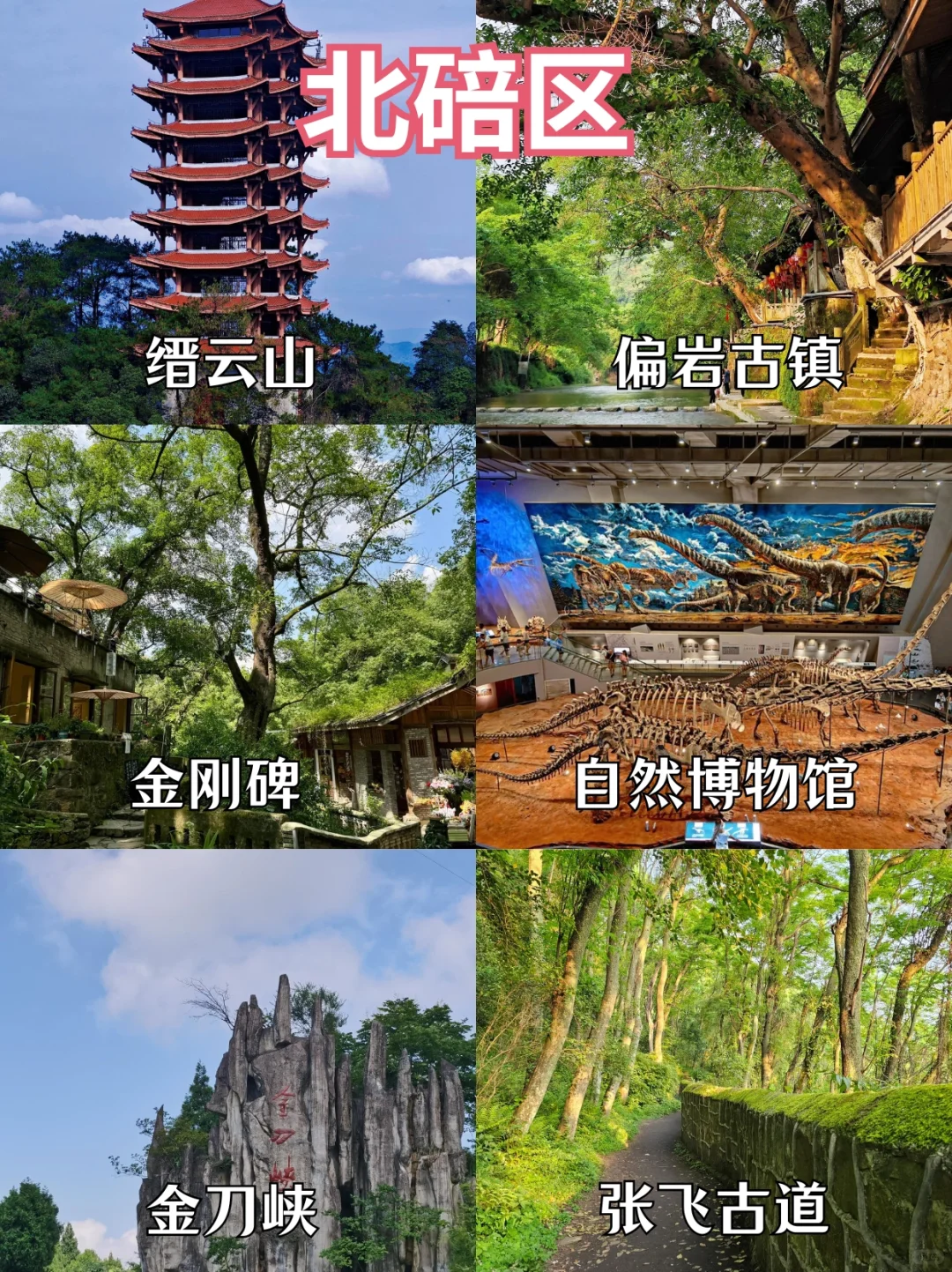 重庆旅游|主城九区景点合集✅浪漫打卡地