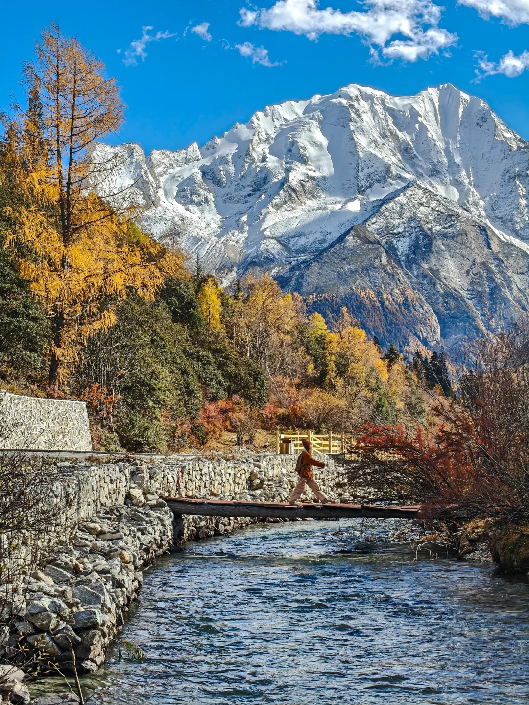 川西秋天🍁永远的神！自驾雪山路线分享🏔️