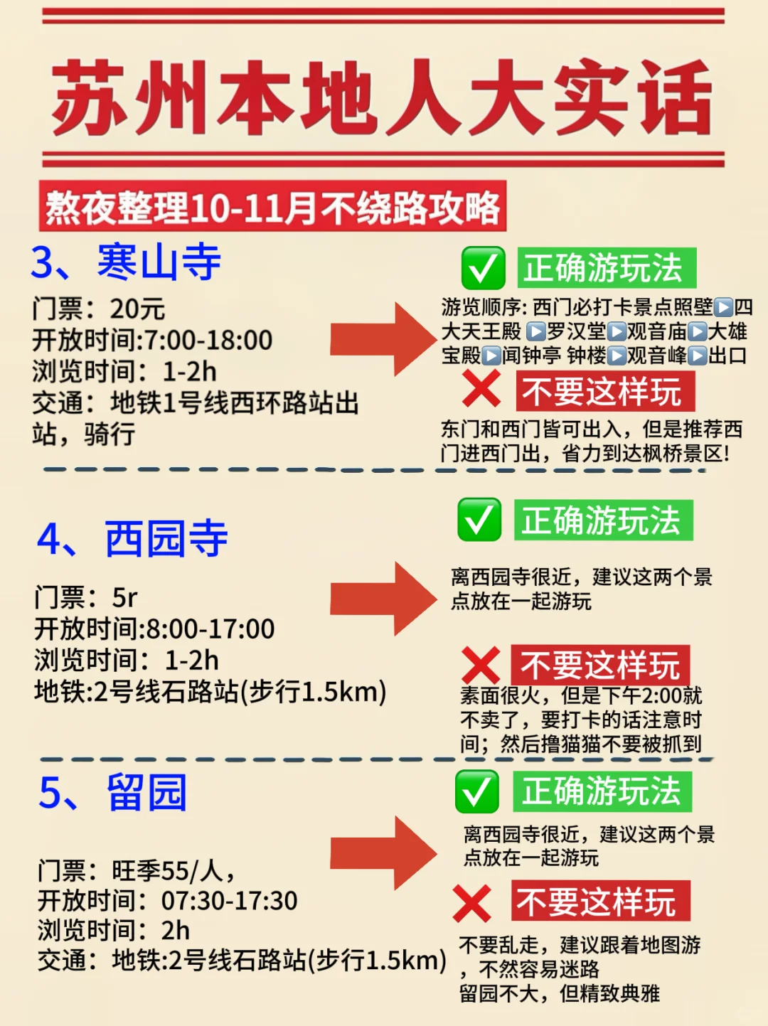 苏州游玩攻略📝送给10月去玩的姐妹