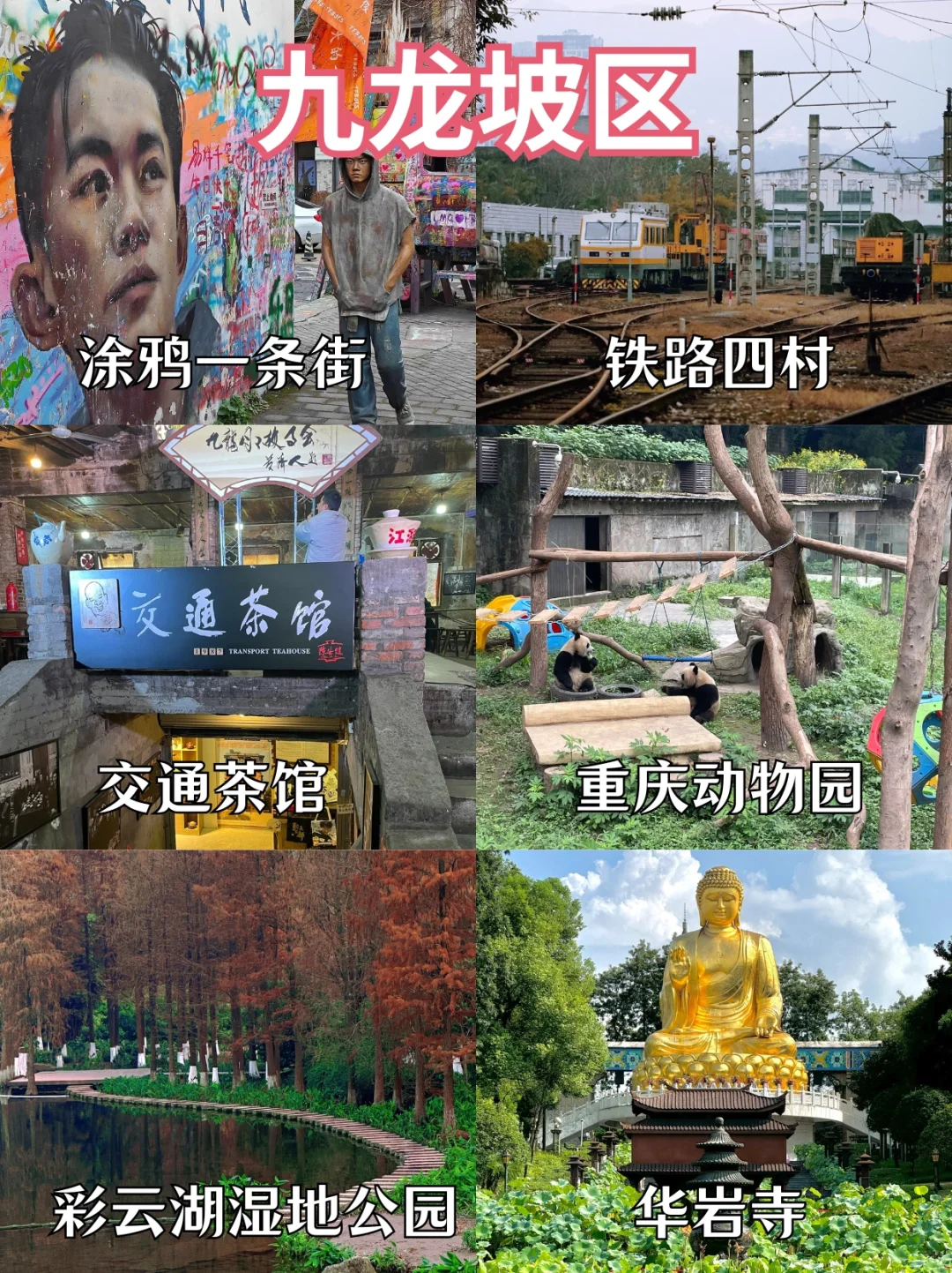 重庆旅游|主城九区景点合集✅浪漫打卡地