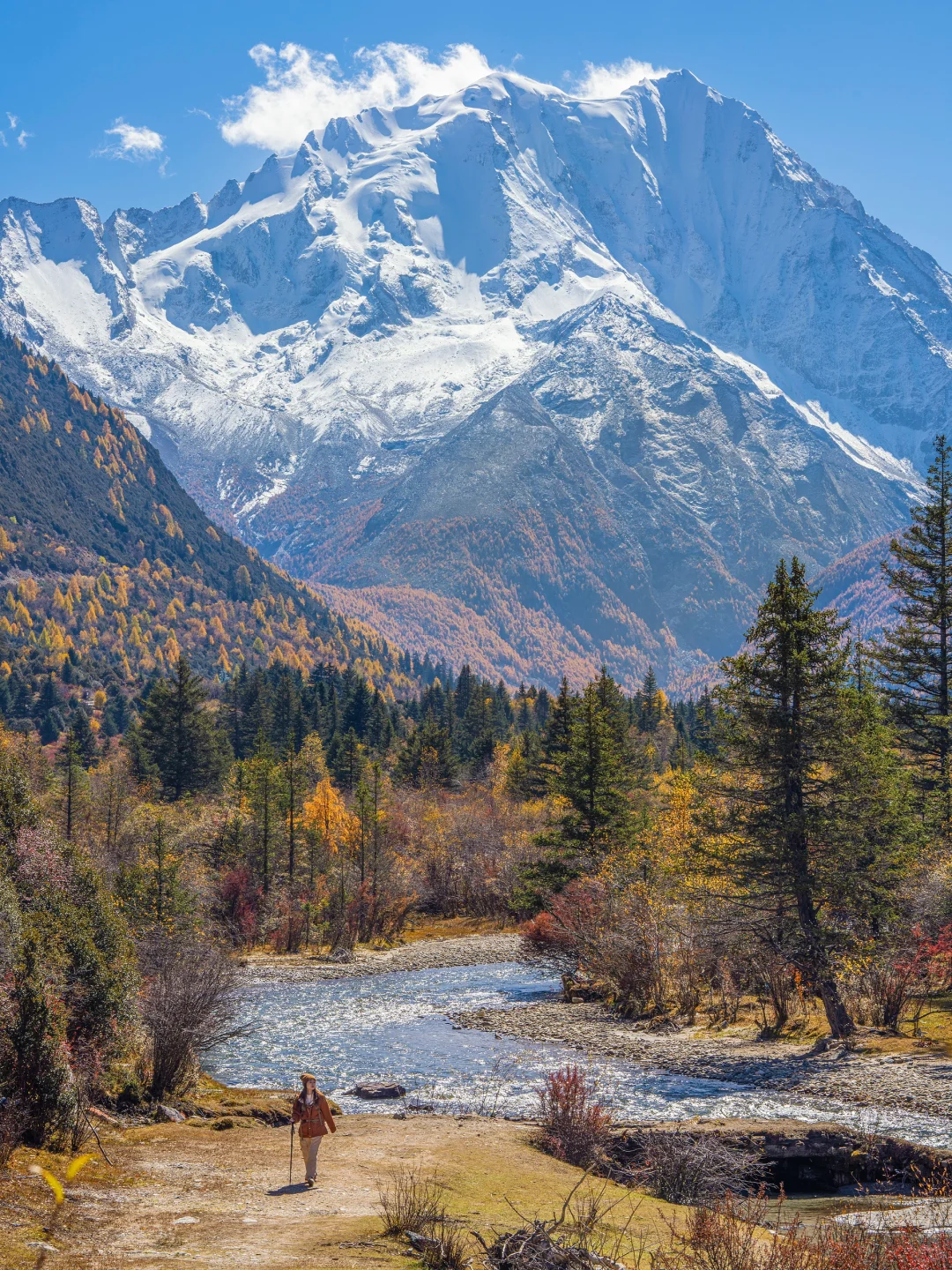 川西yyds🍁，雪山、彩林、小溪🏔️～