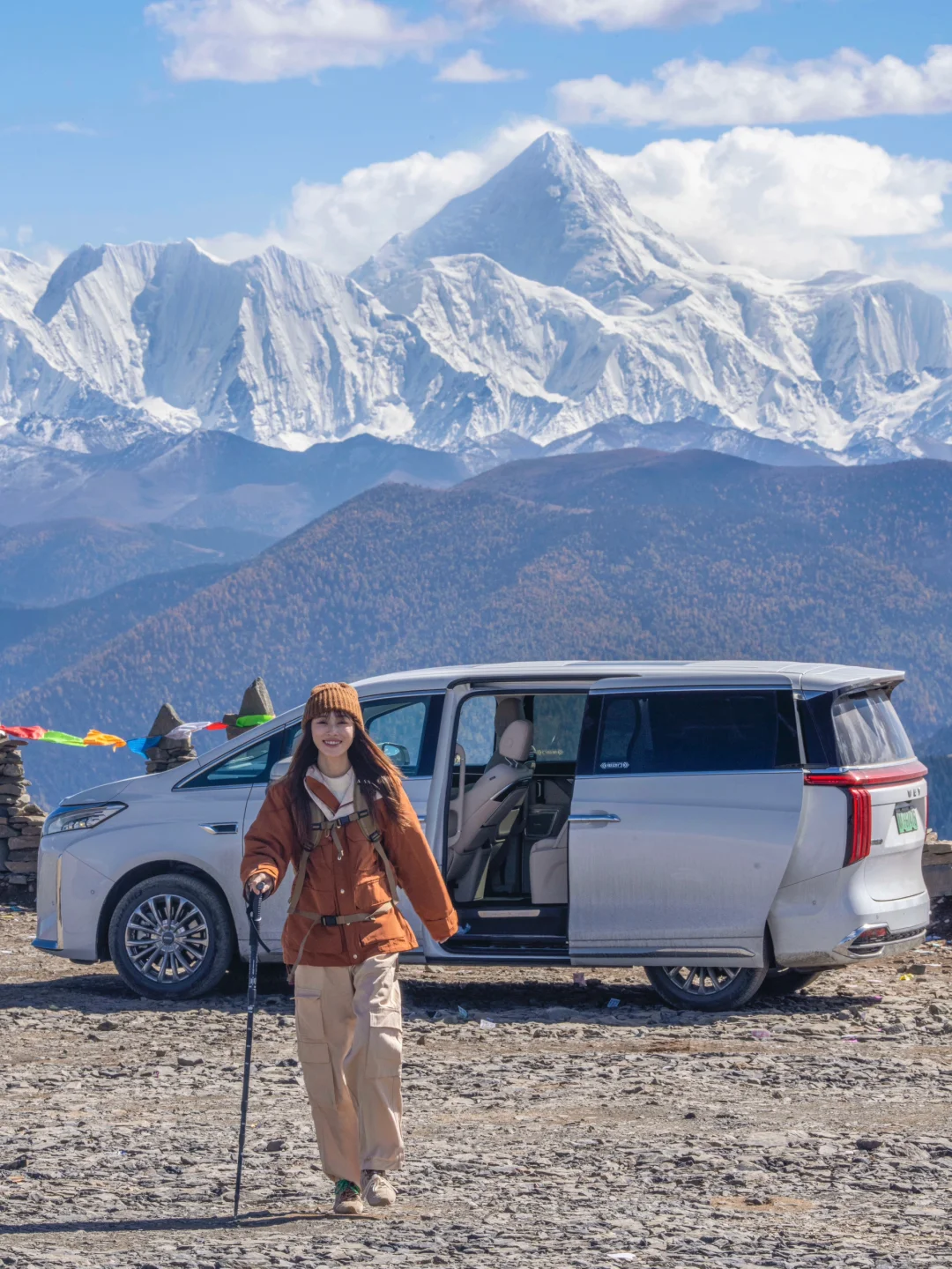 川西yyds🍁，雪山、彩林、小溪🏔️～