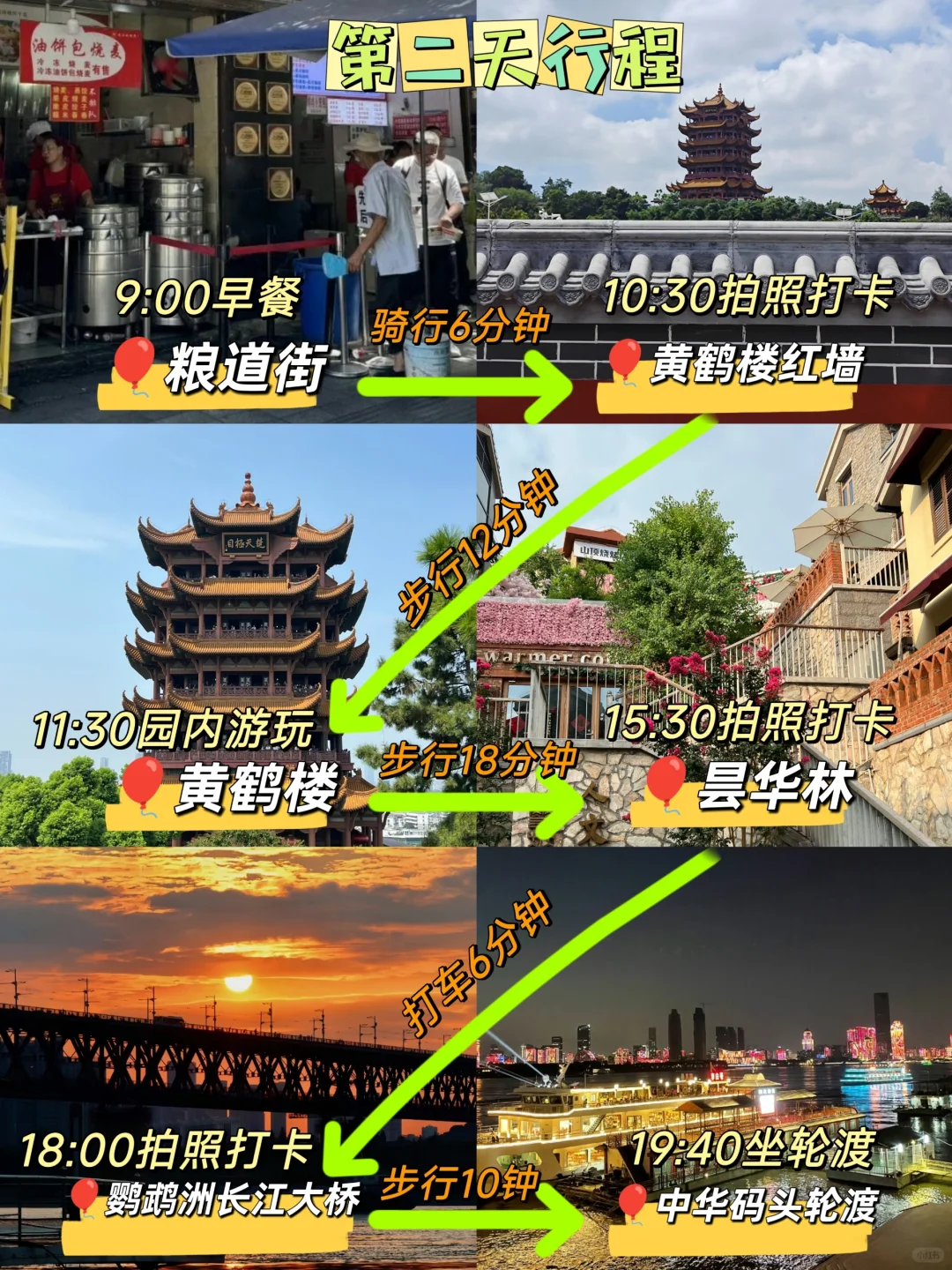 注意！武汉旅游！最新！景点游玩一看就懂…