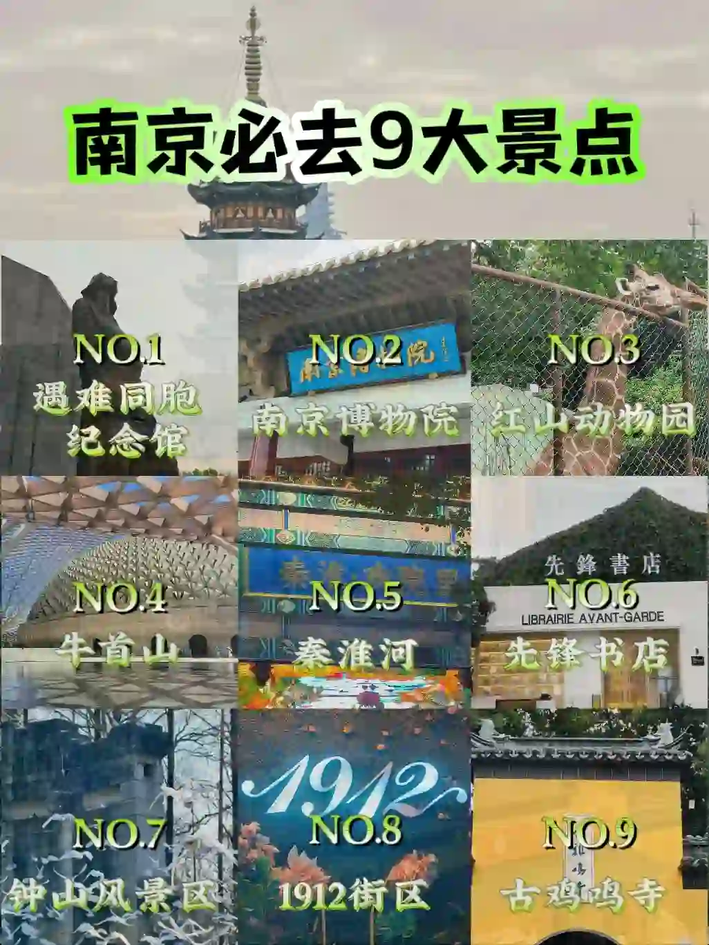 南京必去9大景点❗❗❗旅游前必看哦❗