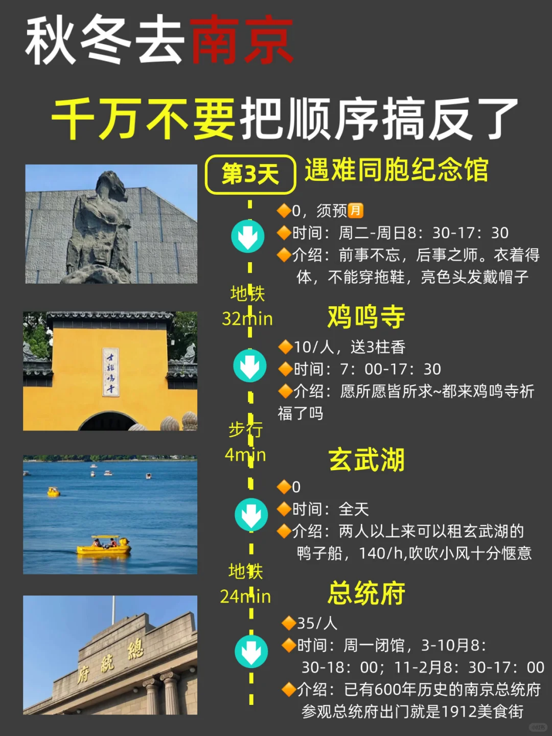 11-12月南京旅游‼️超全版懒人攻略