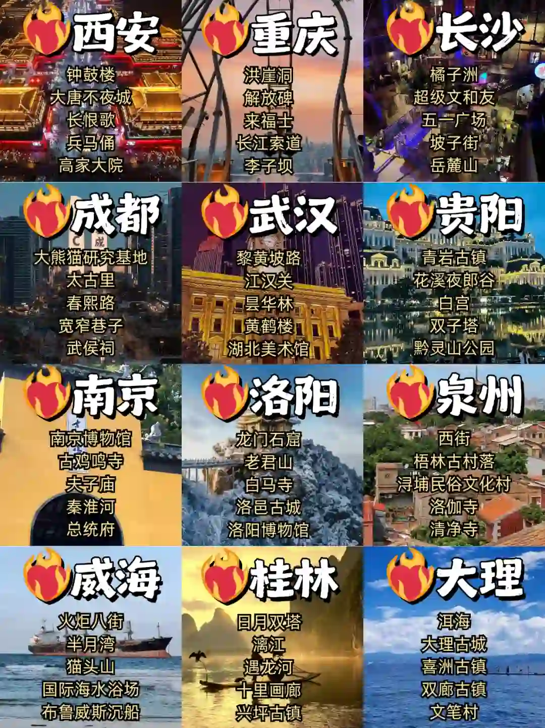 秋冬旅游怎么选⁉这12个城市不可错过🔥