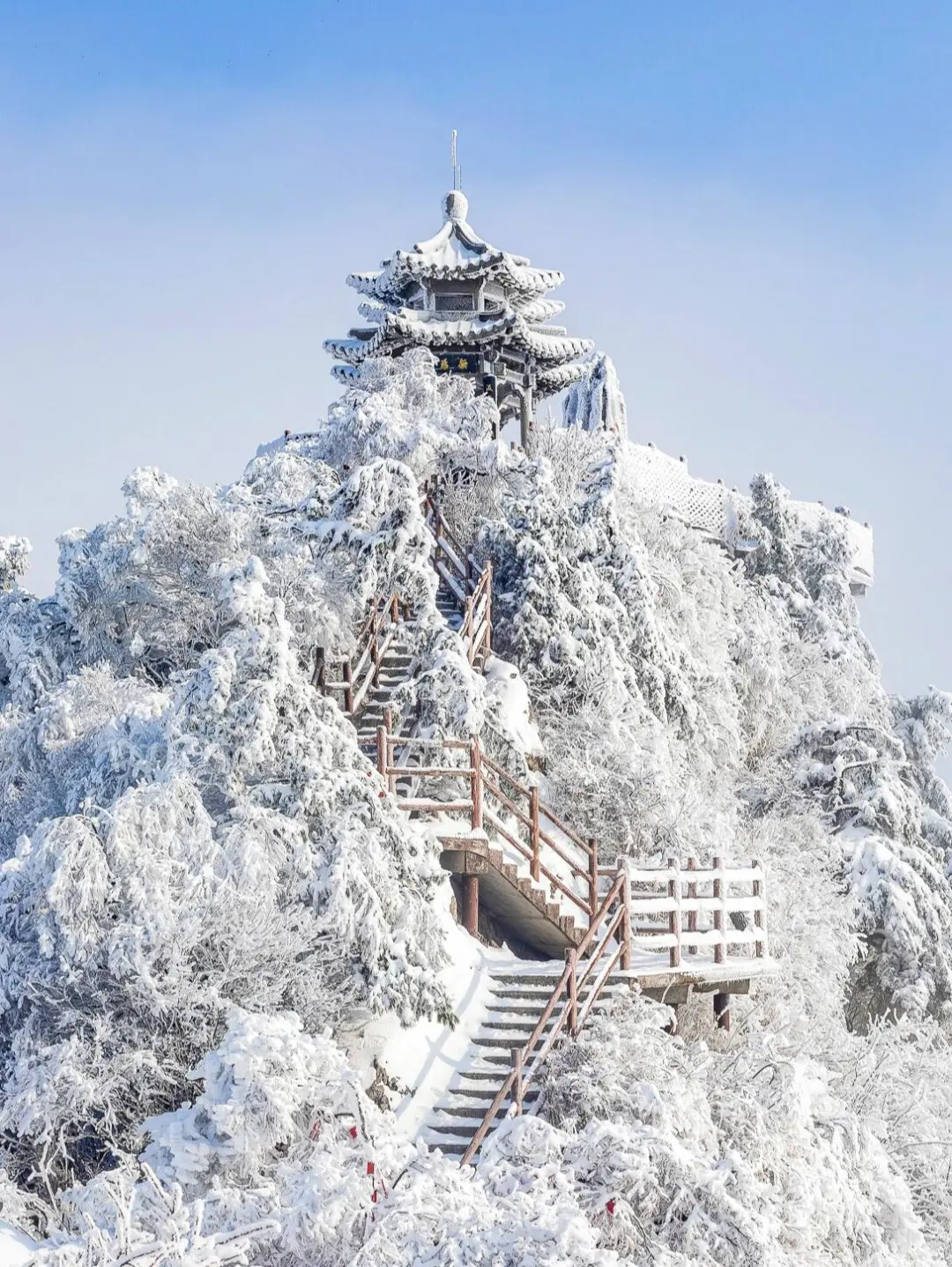 这哪里是老君山❄这根本就是天宫吧