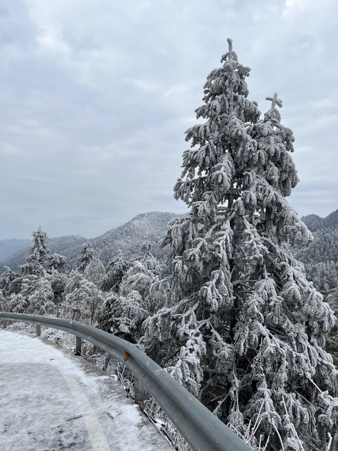 广东看雪-清远云冰山 十二月底