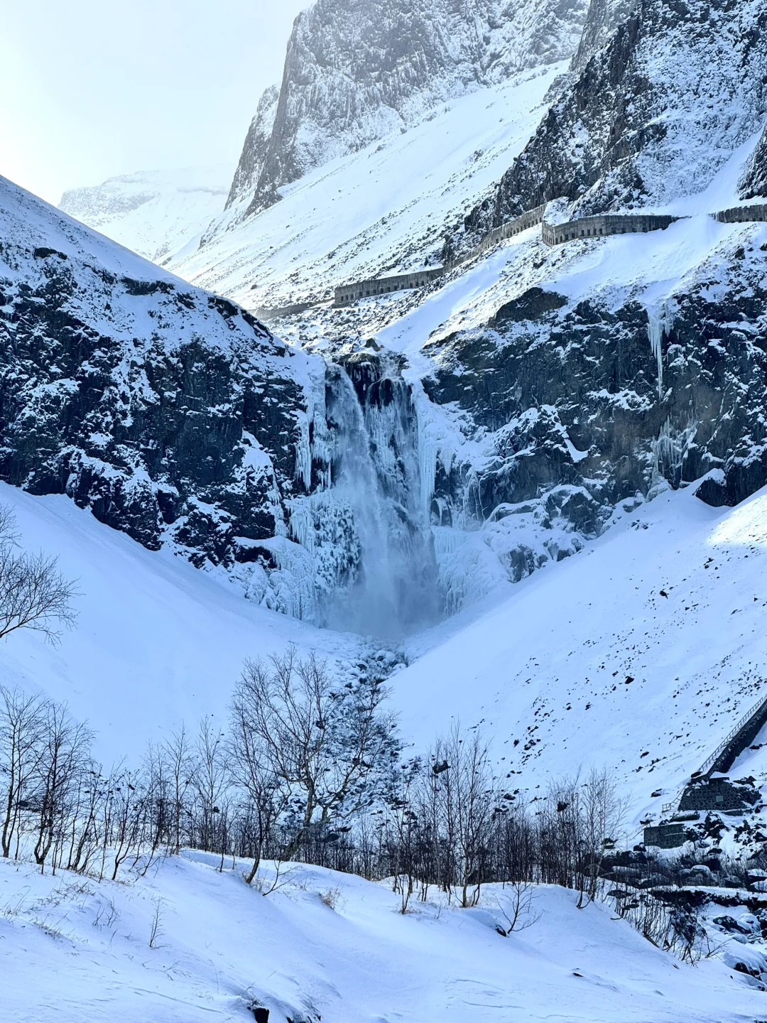 长！白！山！下雪了美到封神❄️