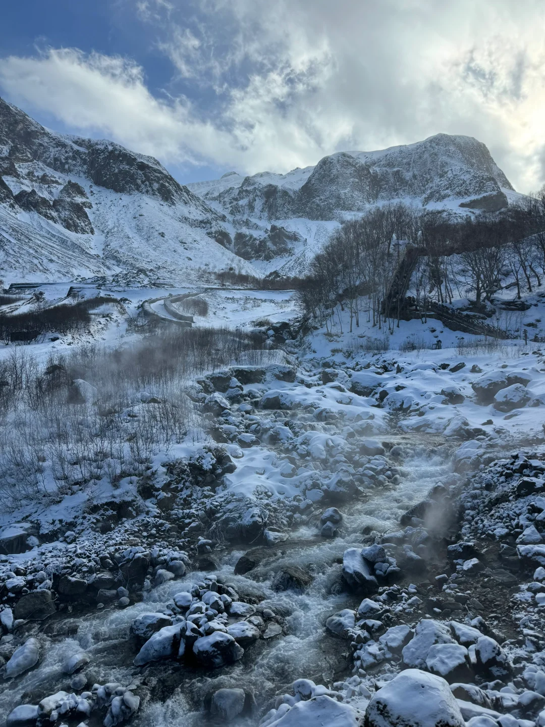 长！白！山！下雪了美到封神❄️