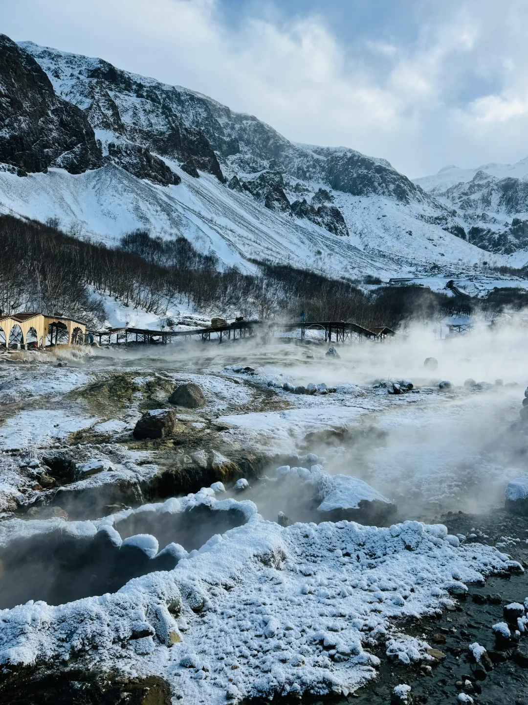 长！白！山！下雪了美到封神❄️