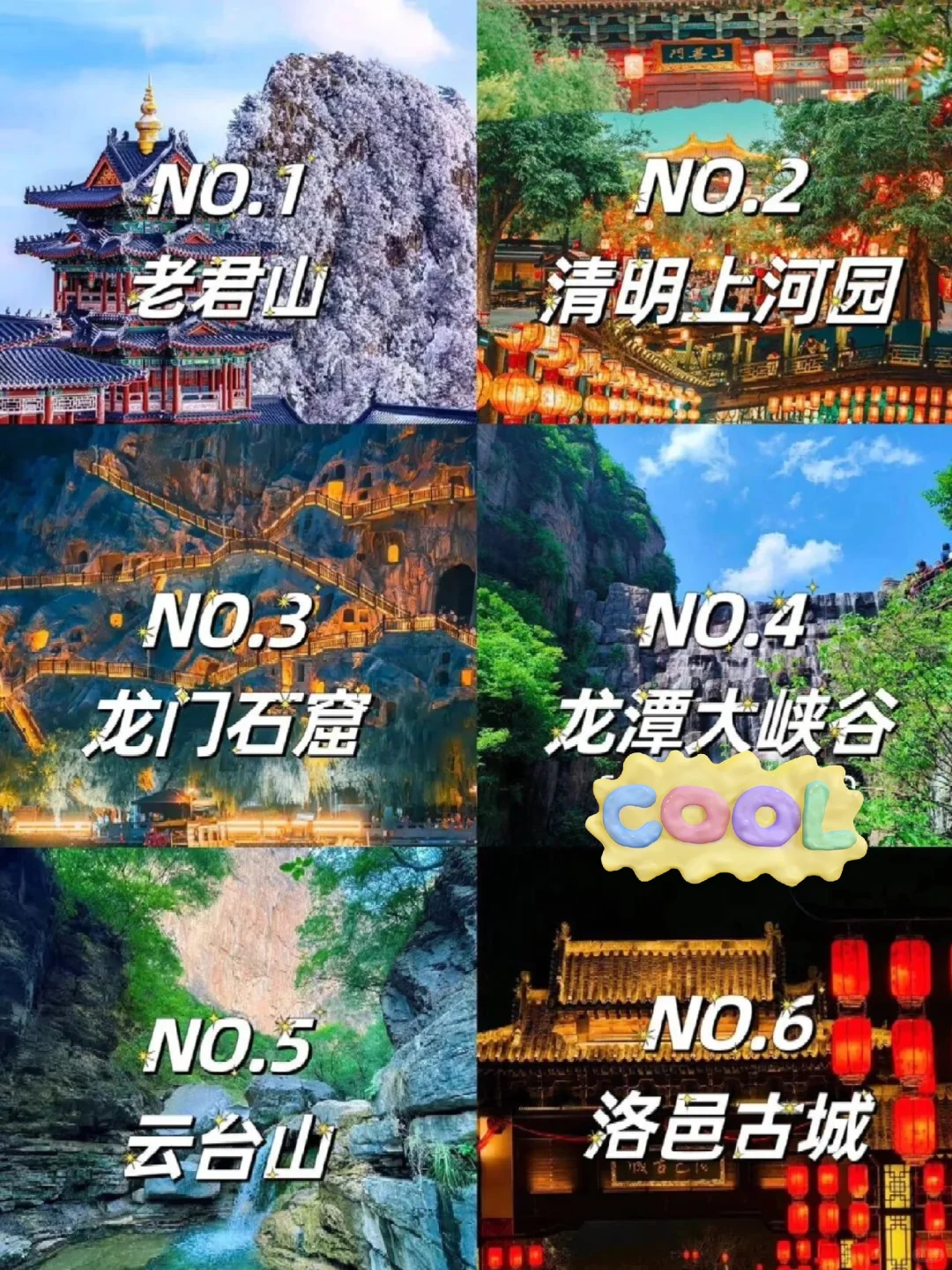 河南旅游指南🔥六大景点攻略💫全是经典