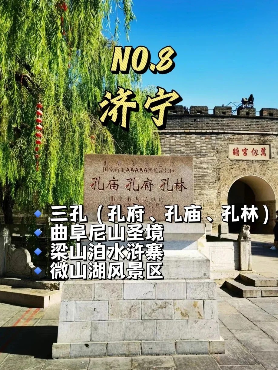 山东旅游必去的9个城市‼️