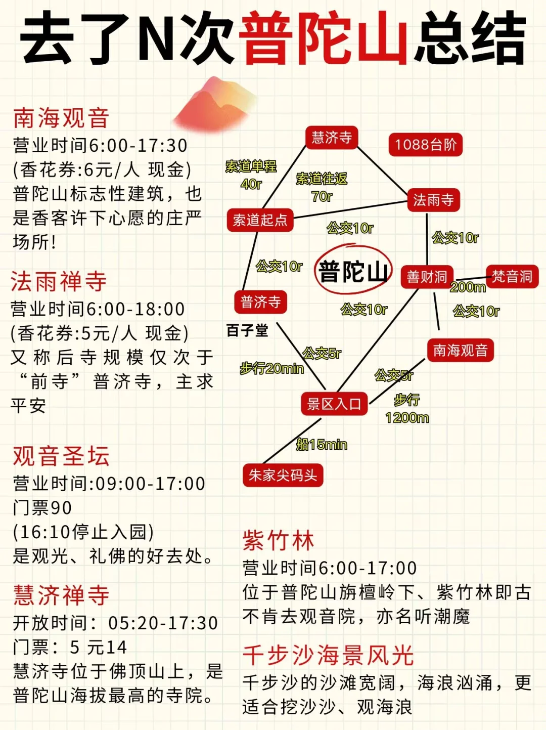 去了N+1次的普陀山🎊总结干货