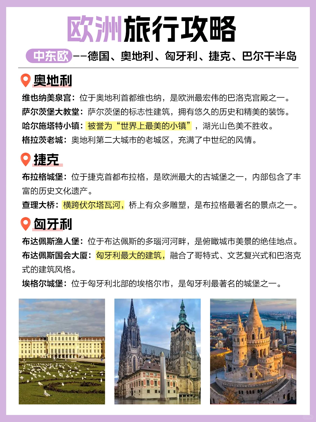 谁懂啊😭终于有人把欧洲旅游说清楚了👏