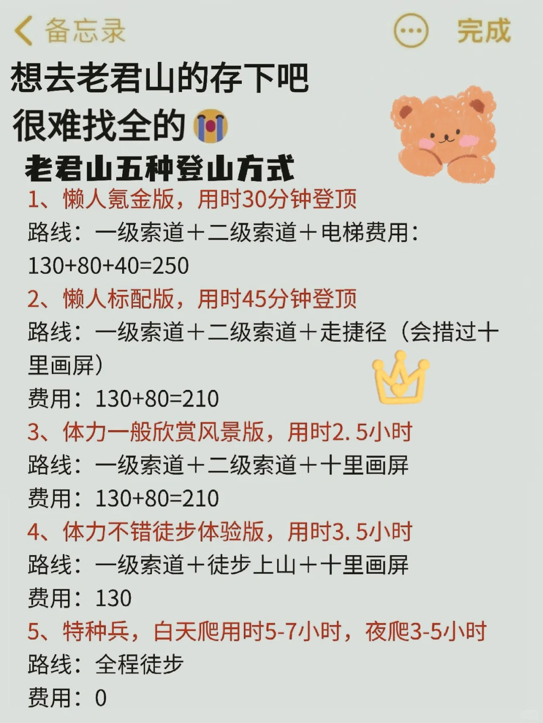 12-1月来老君山怕踩坑，旅游小白放心码住