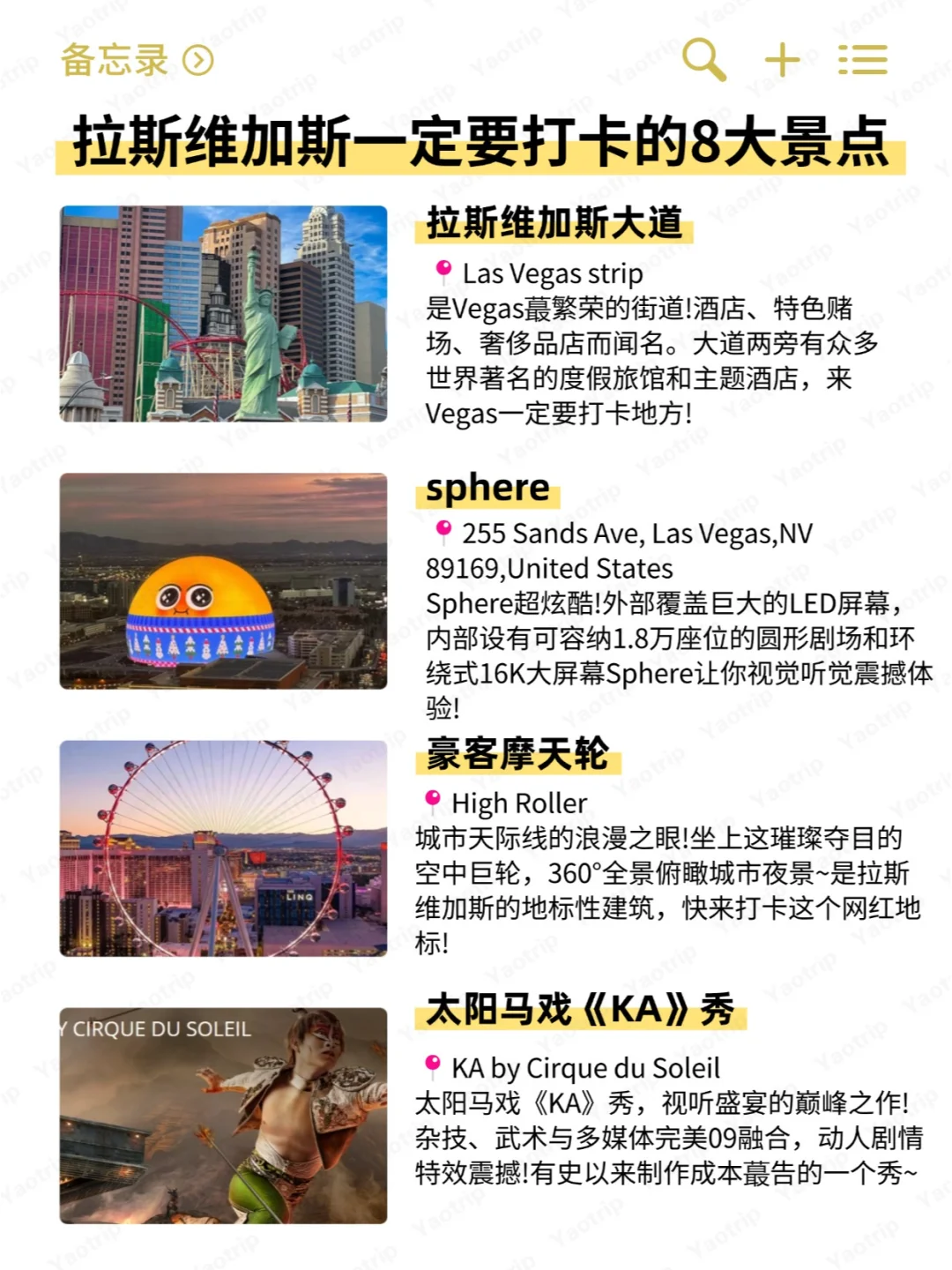 拉斯维加斯旅游| 12-2月超全攻略💥附路线