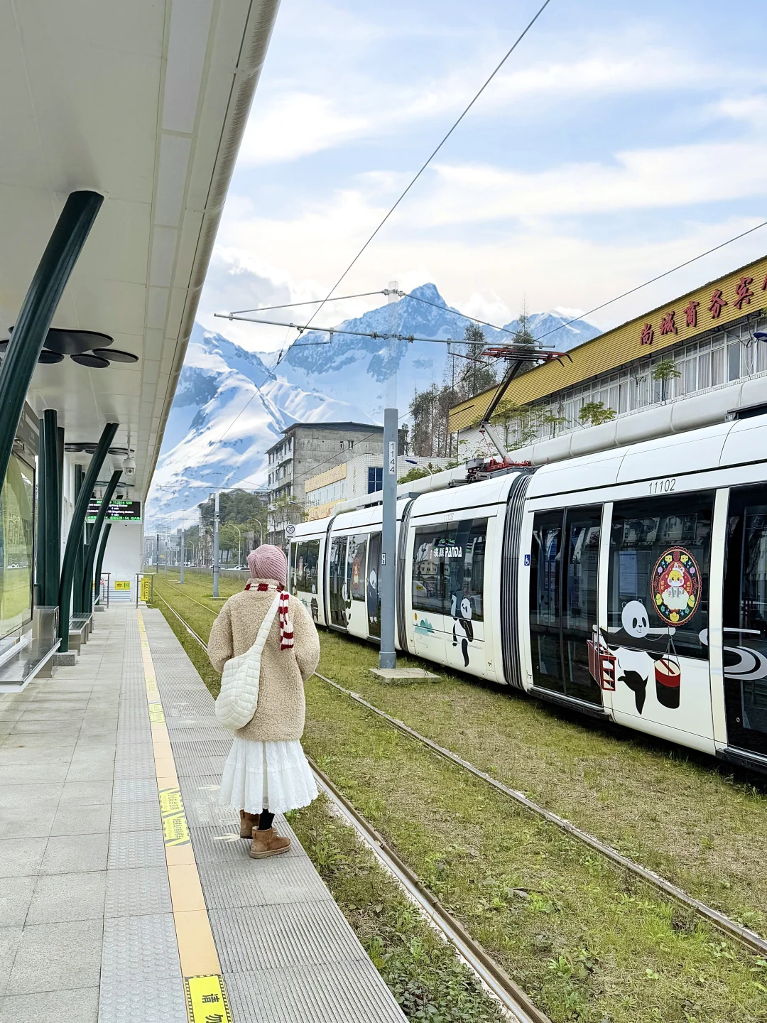 四川！都江堰！熊猫🐼电车🚇，10r直达富士山⛰️
