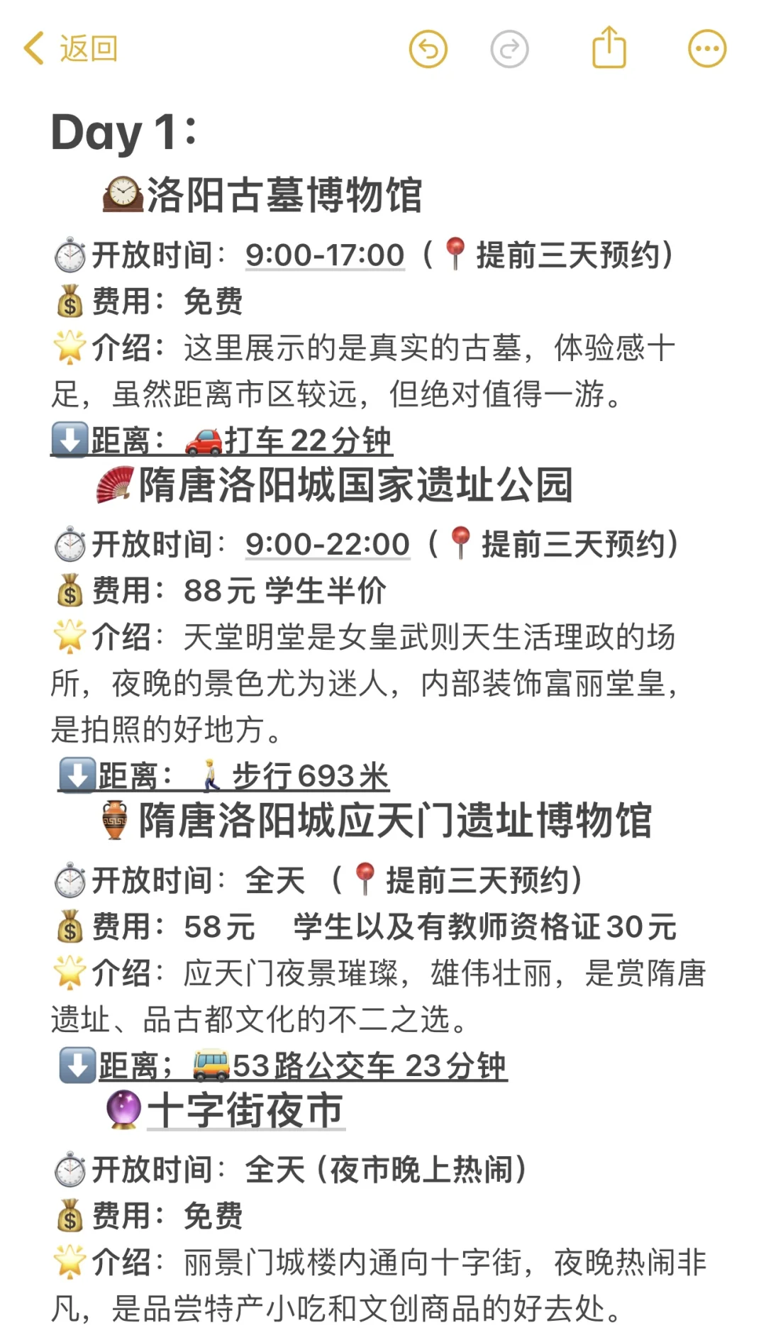 04女大📍洛阳｜三天两夜超详细版旅游攻略
