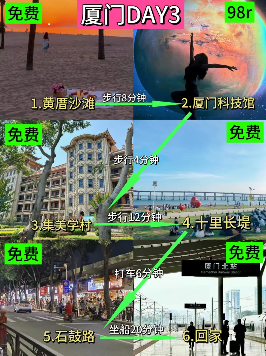 12.29厦门实况，玩了三天..看看我们的建议