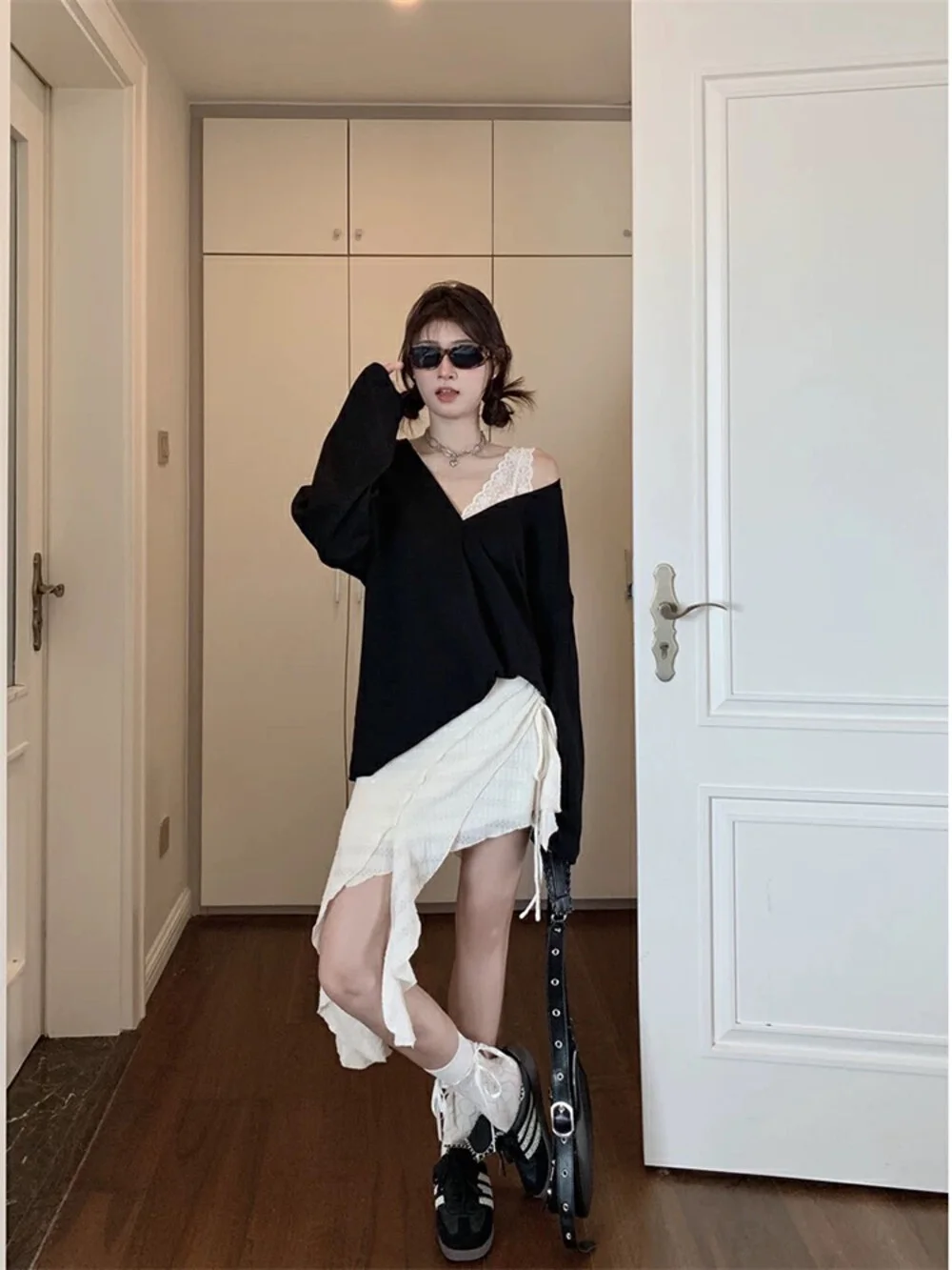秋季必备辣妹显瘦套装