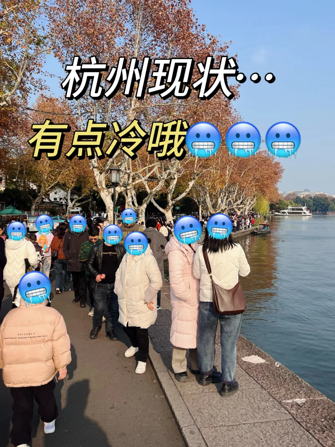 12.27实拍！给12-1月去杭州的家人们😭
