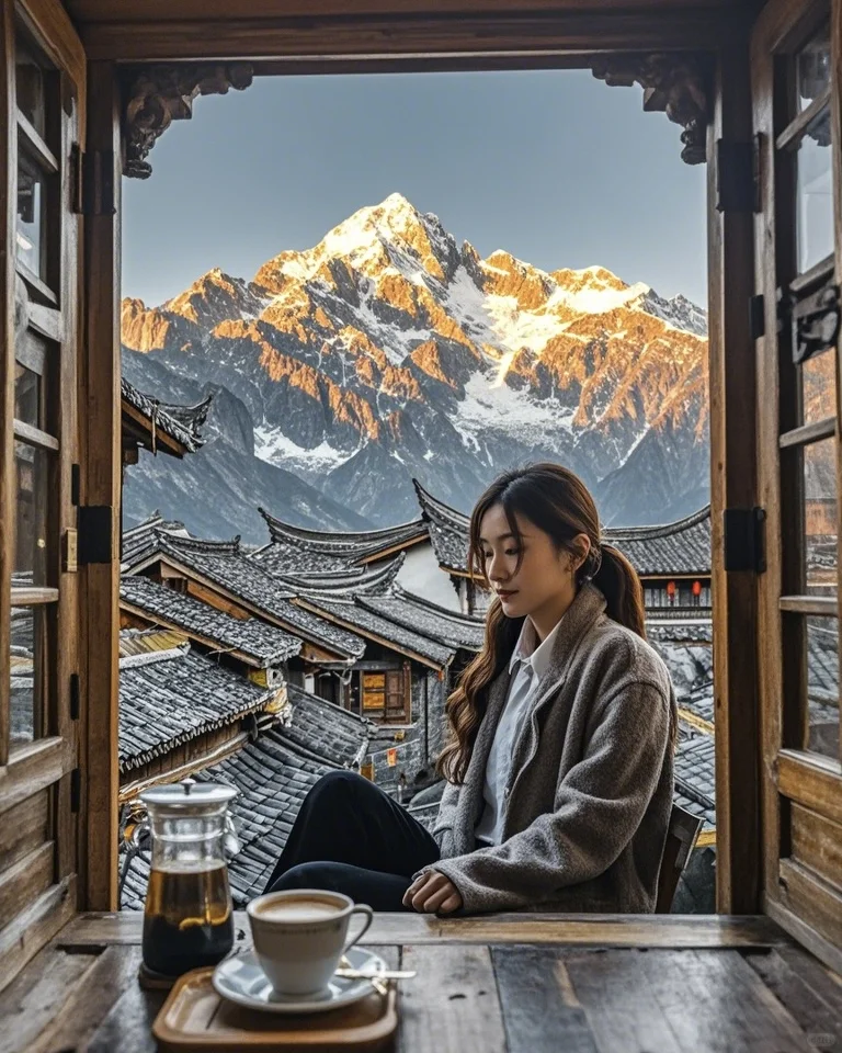 🎈遇见玉龙雪山下的白沙古镇🎈