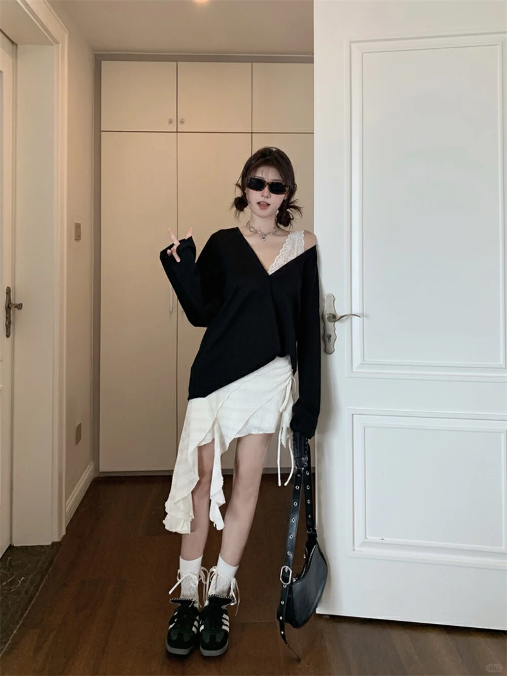 秋季必备辣妹显瘦套装