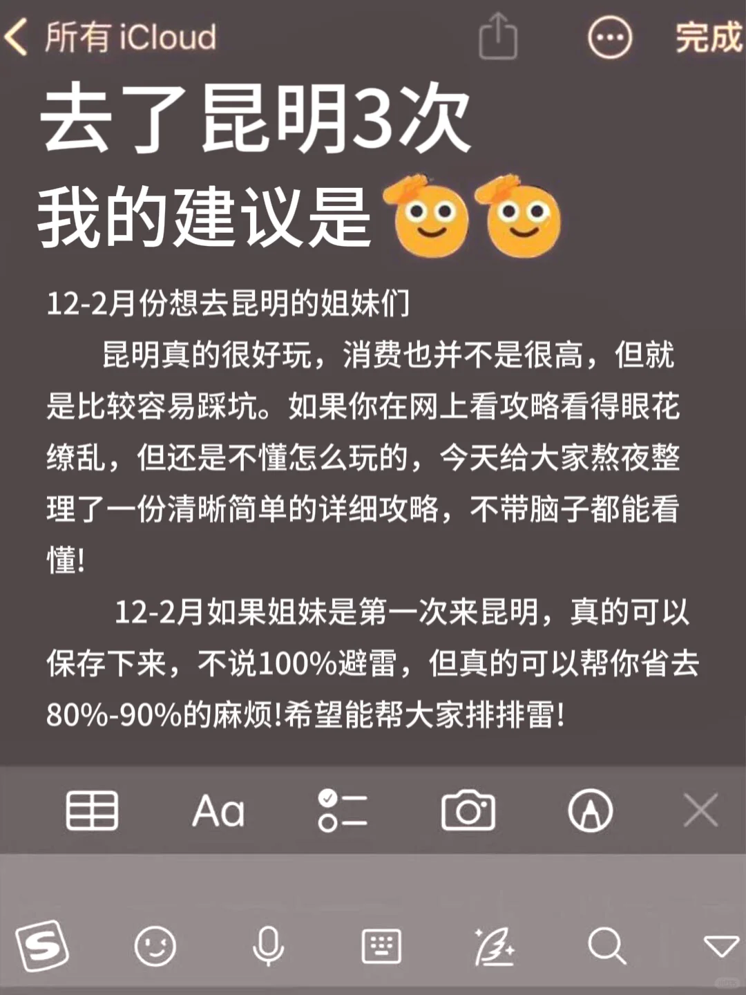 真心❤️提醒12-2🈷️去昆明的姐妹👭已老实！