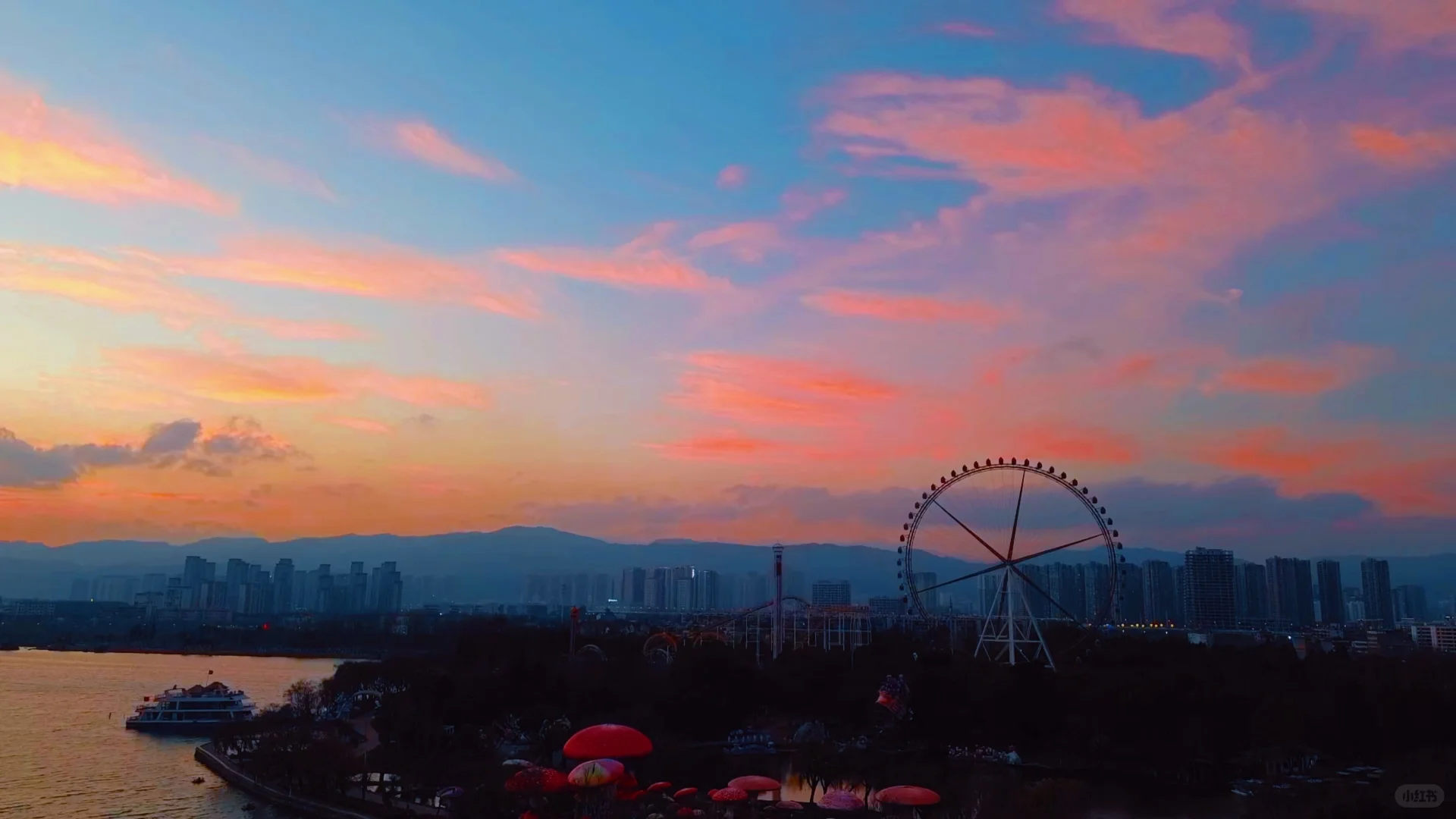 凤凰🐦‍🔥晚霞live ｜昆明的晚霞简直了😭