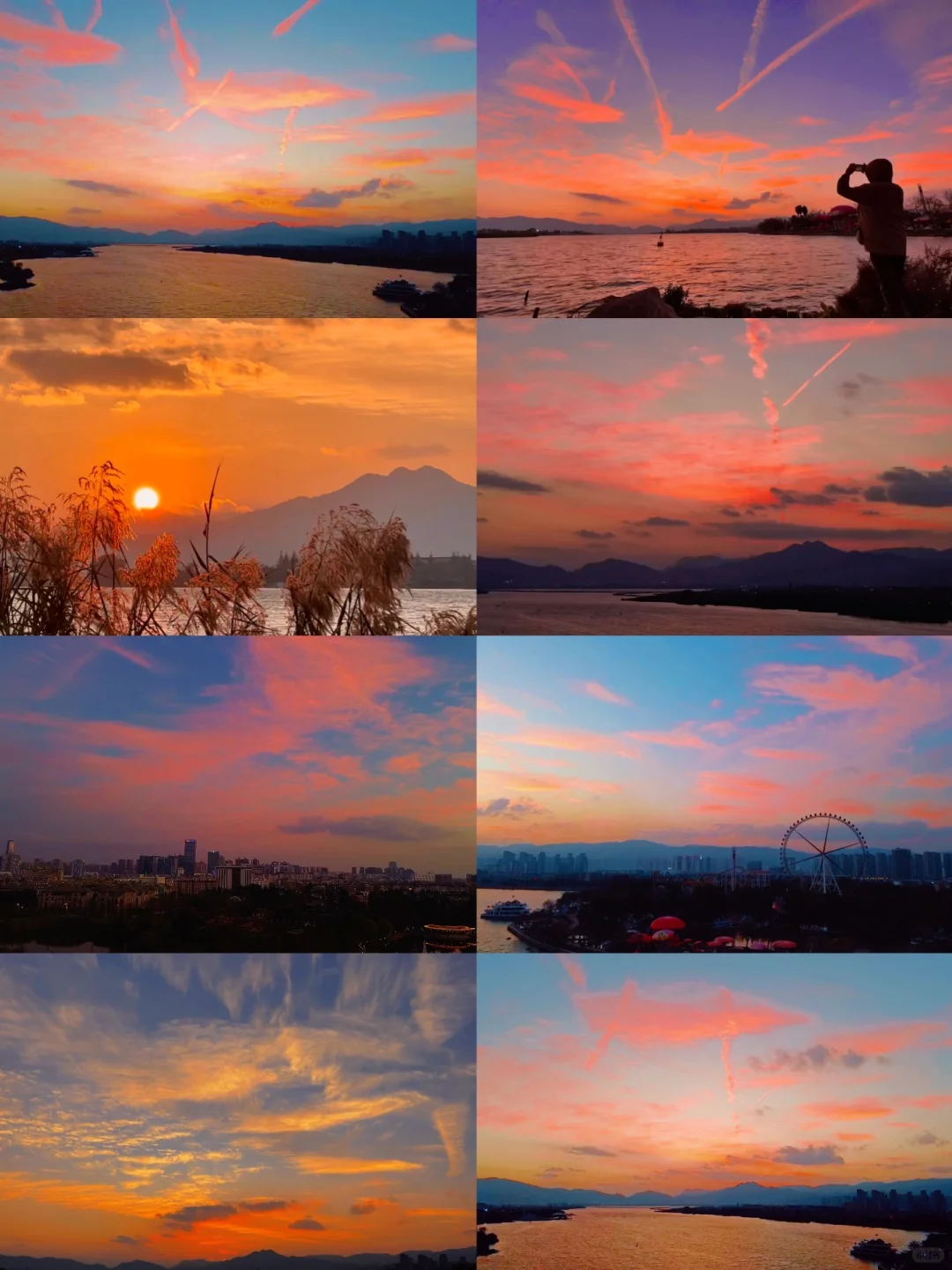 凤凰🐦‍🔥晚霞live ｜昆明的晚霞简直了😭