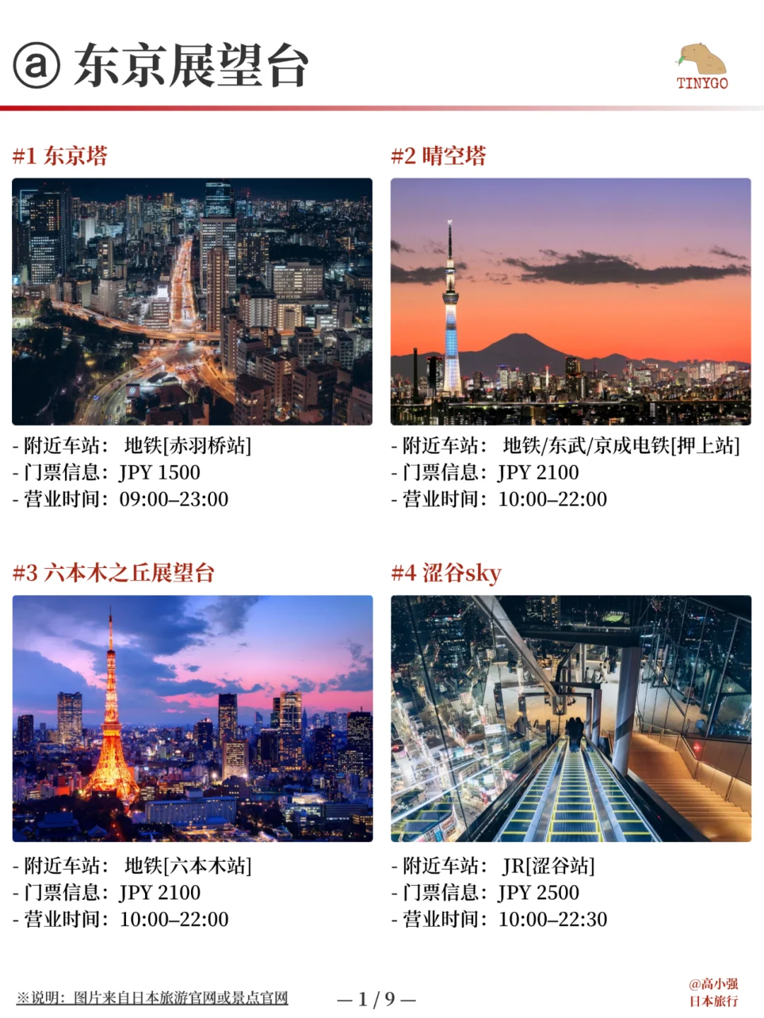 东京景点合集
