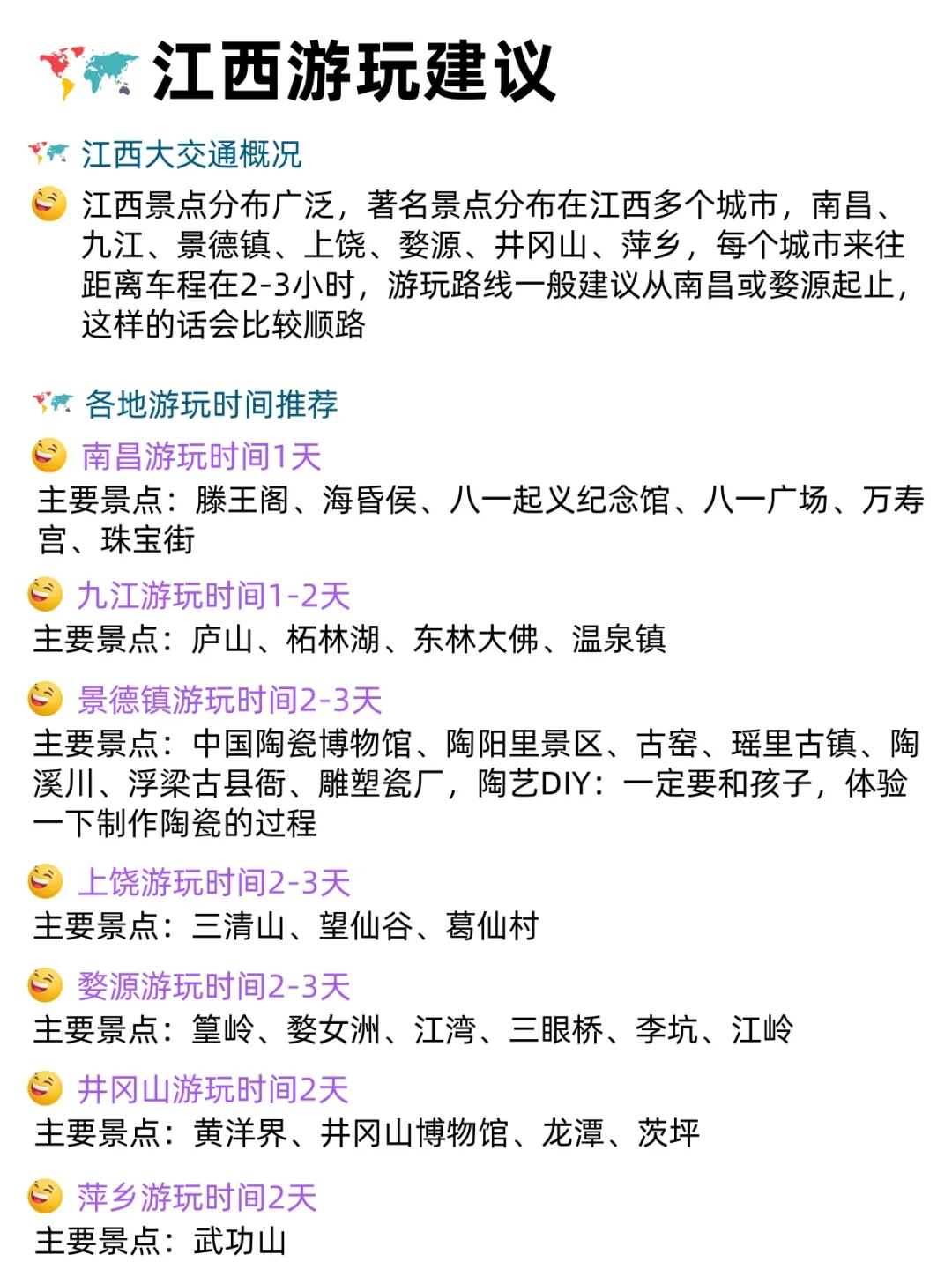 1月去江西旅游的姐妹👭听劝